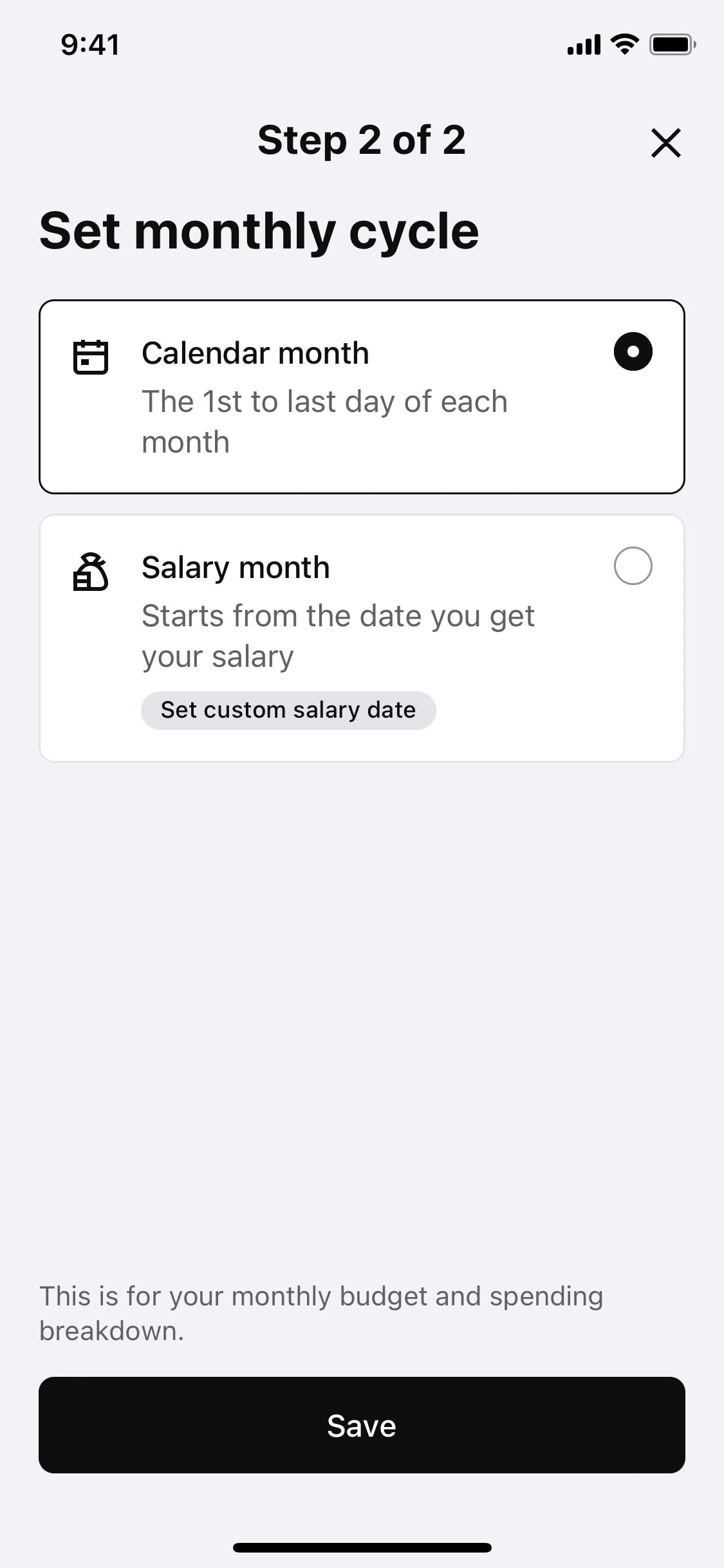 Klarna iOS screen 470