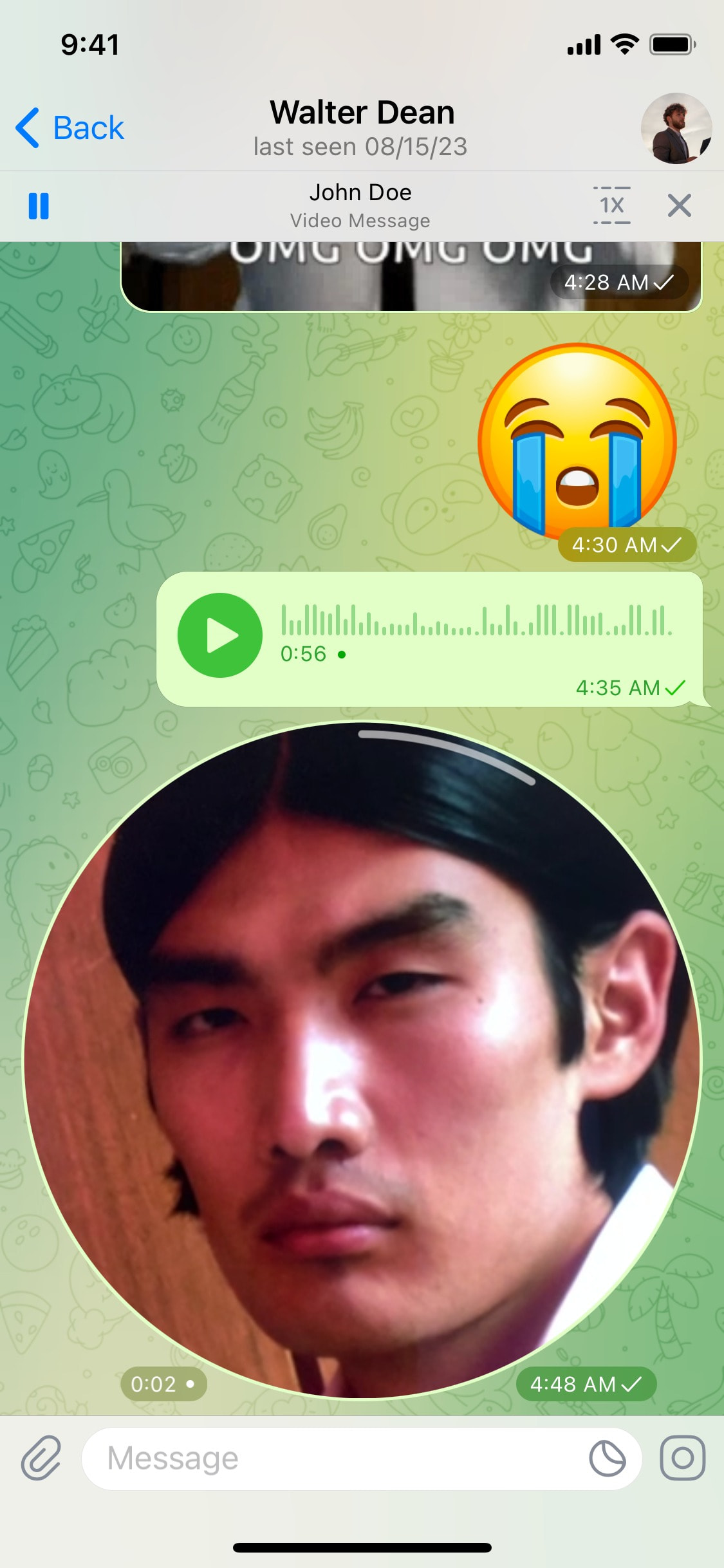 Telegram iOS screen 26