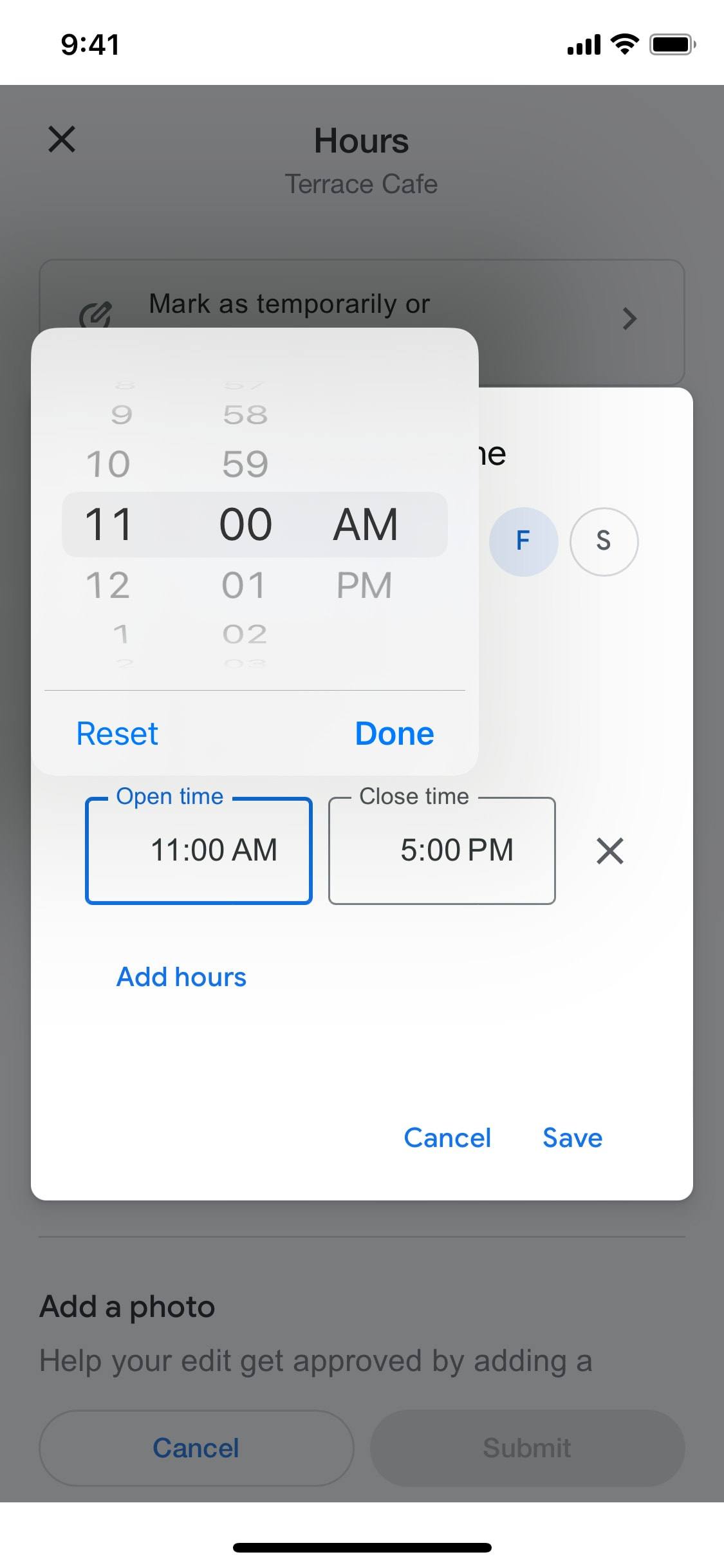 Google Maps iOS screen 361