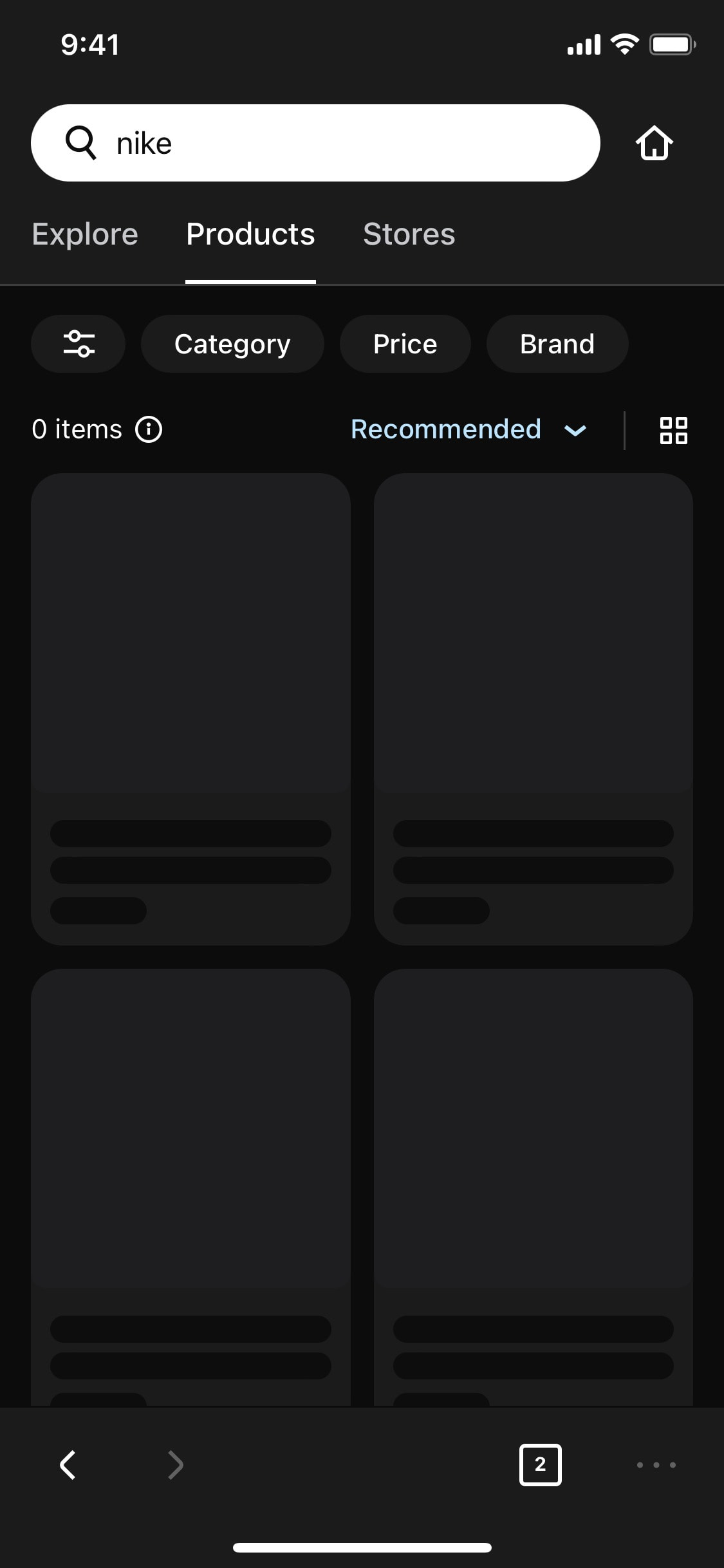 Klarna iOS screen 460