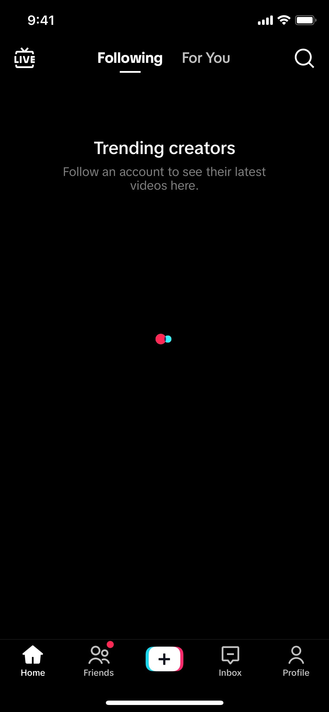 TikTok iOS screen 723