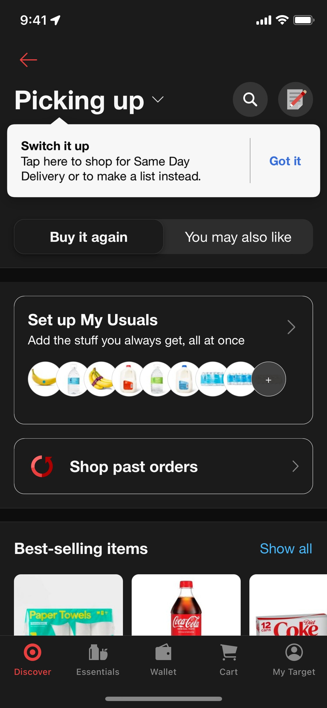 Target iOS screen 151