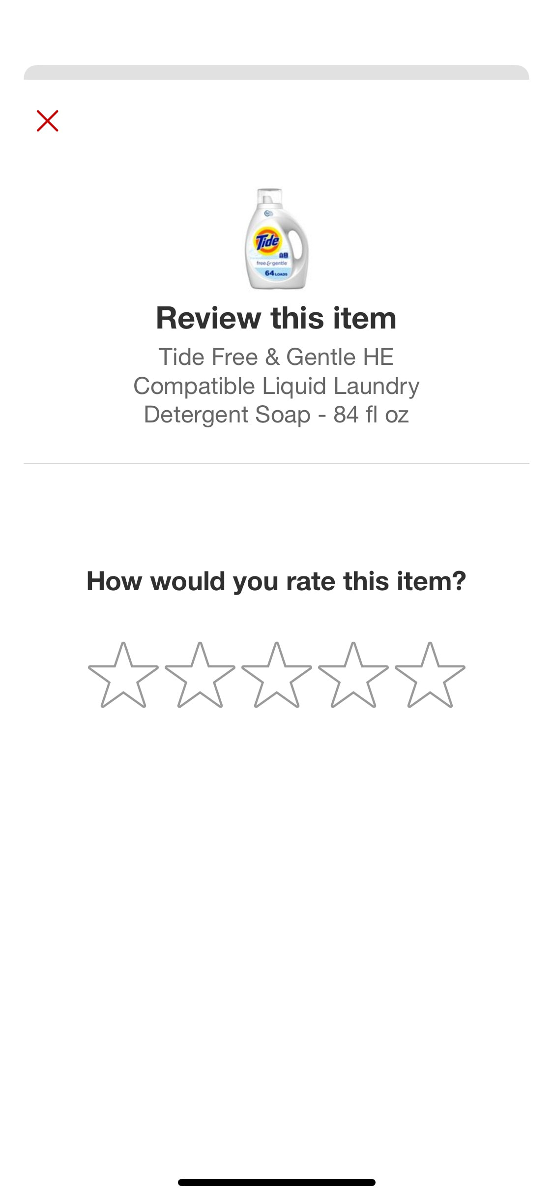 Target iOS screen 723