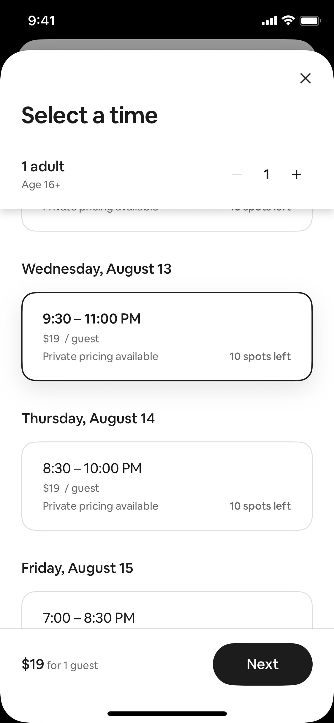 Airbnb iOS screen 312