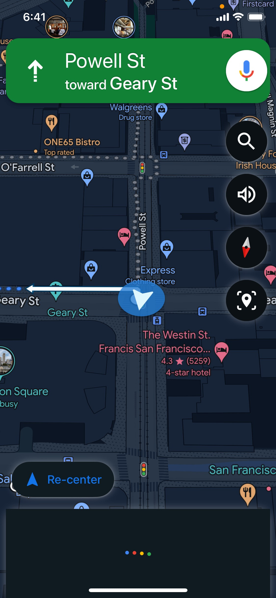 Google Maps iOS screen 472