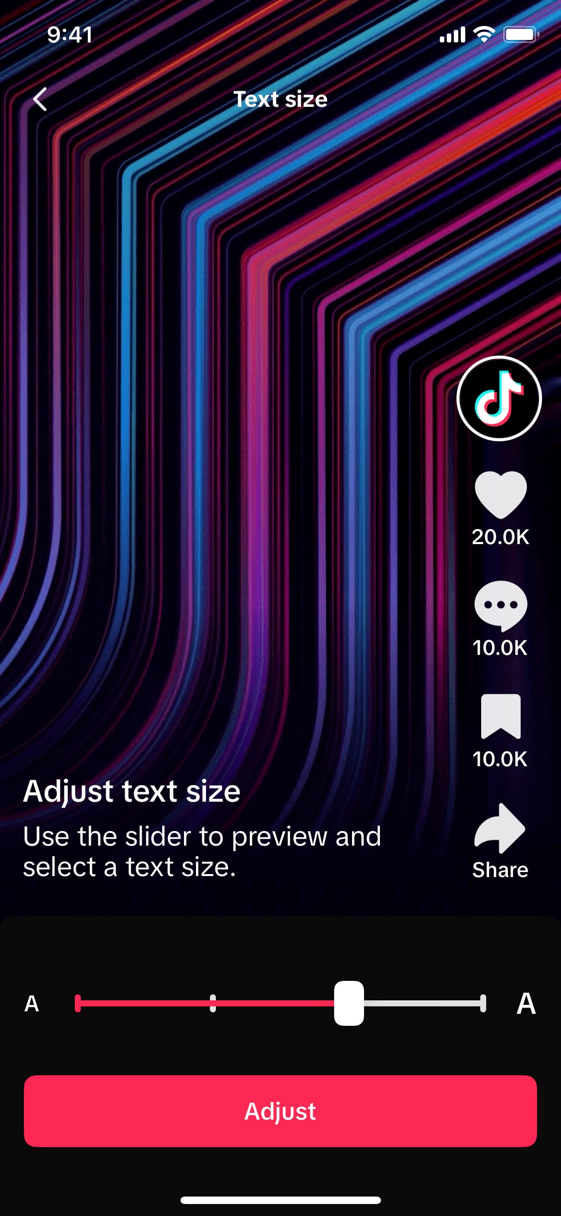 TikTok iOS screen 840