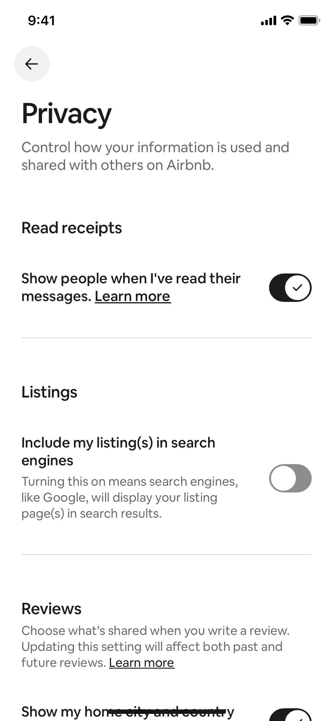 Airbnb iOS screen 493