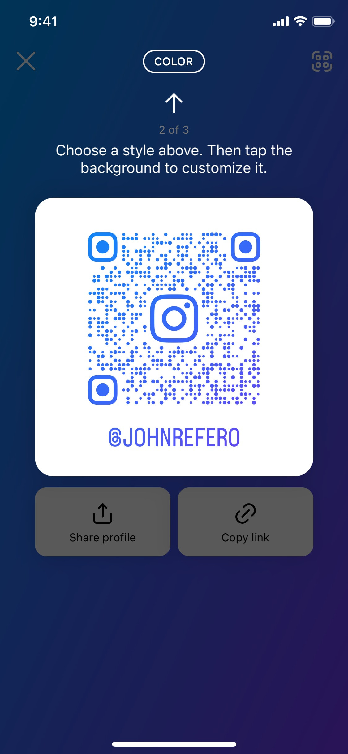 Instagram iOS screen 812