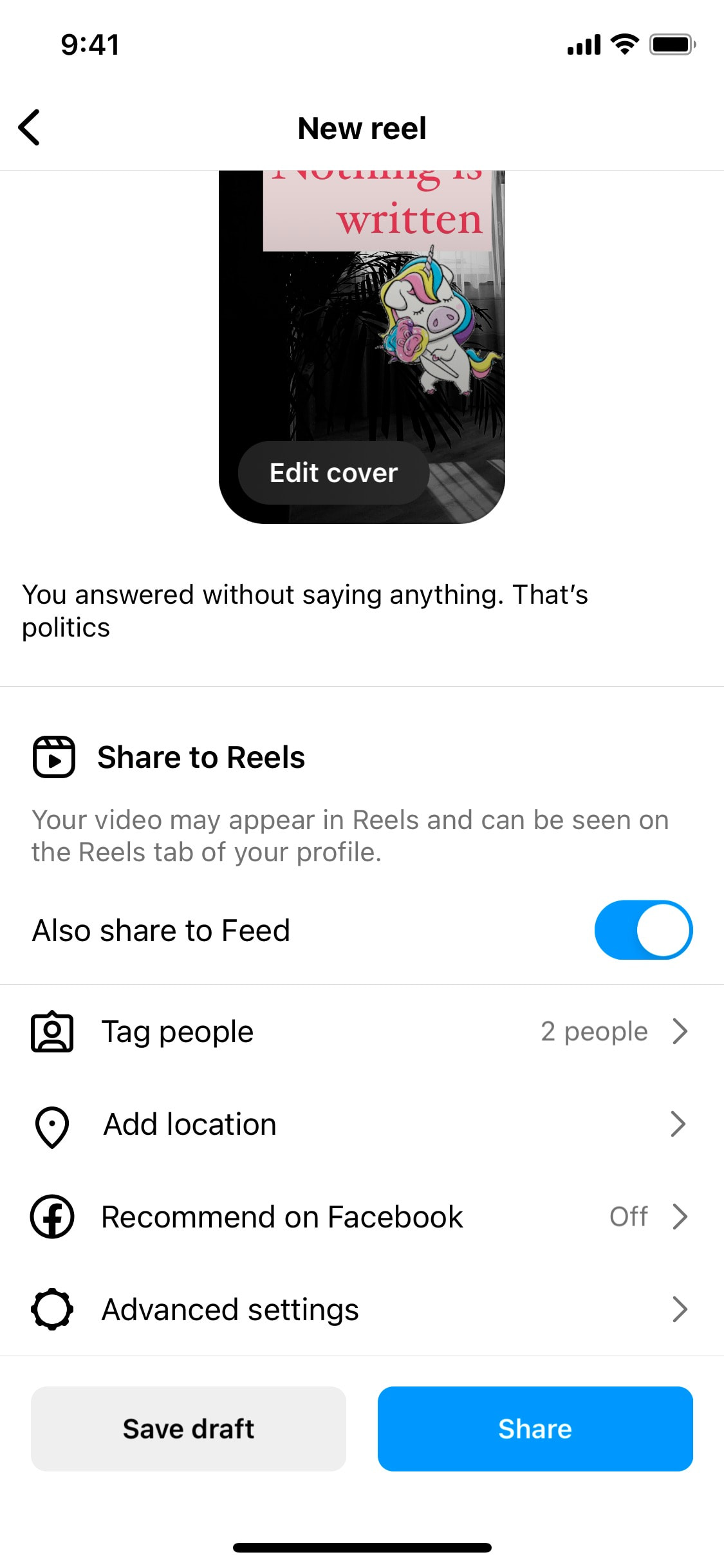 Instagram iOS screen 254