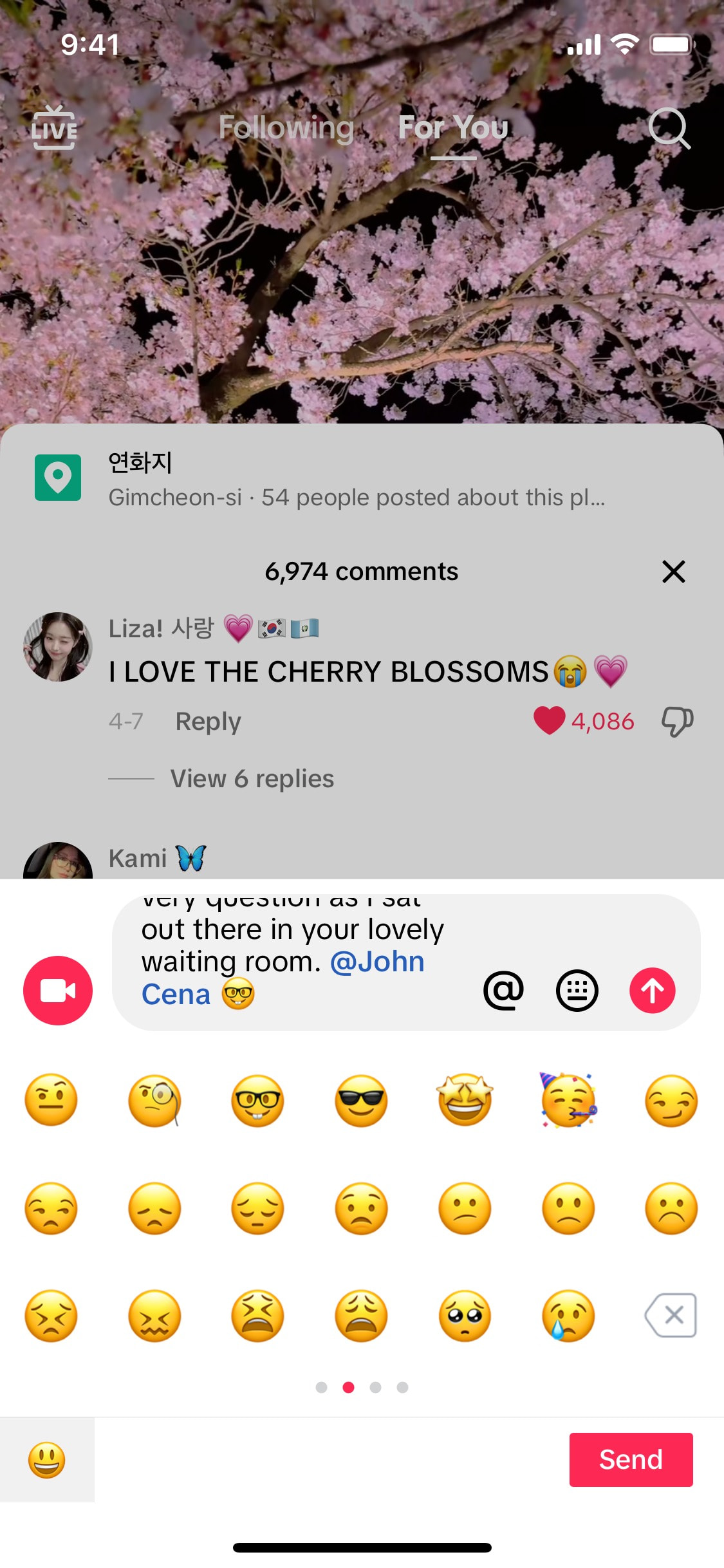 TikTok iOS screen 185