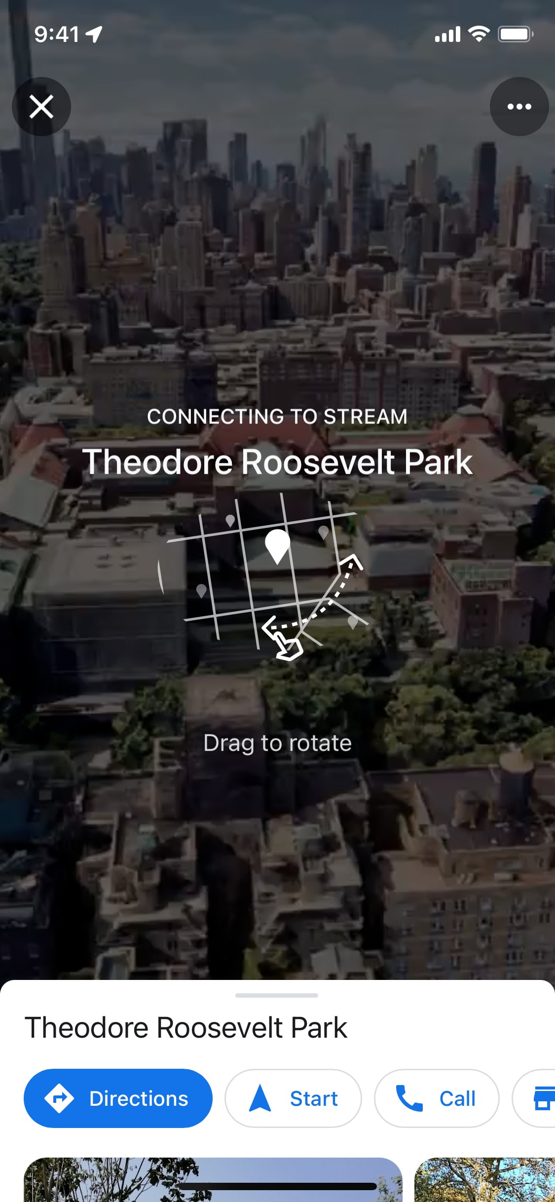 Google Maps iOS screen 239