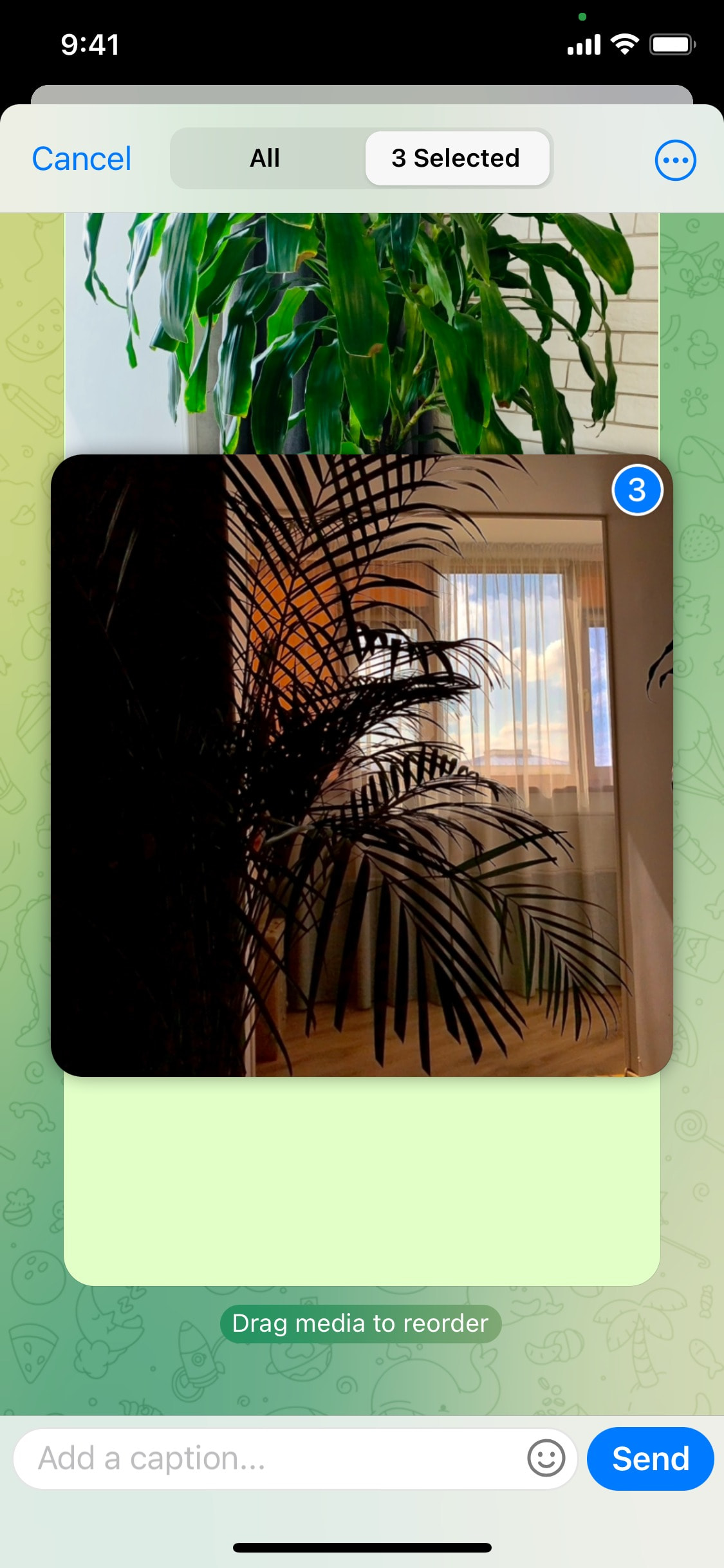 Telegram iOS screen 254