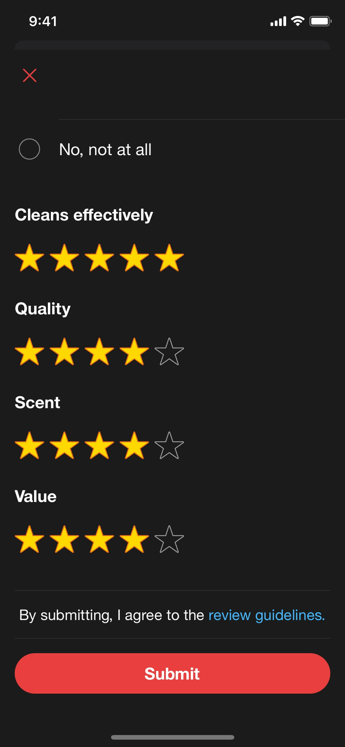 Target iOS screen 335