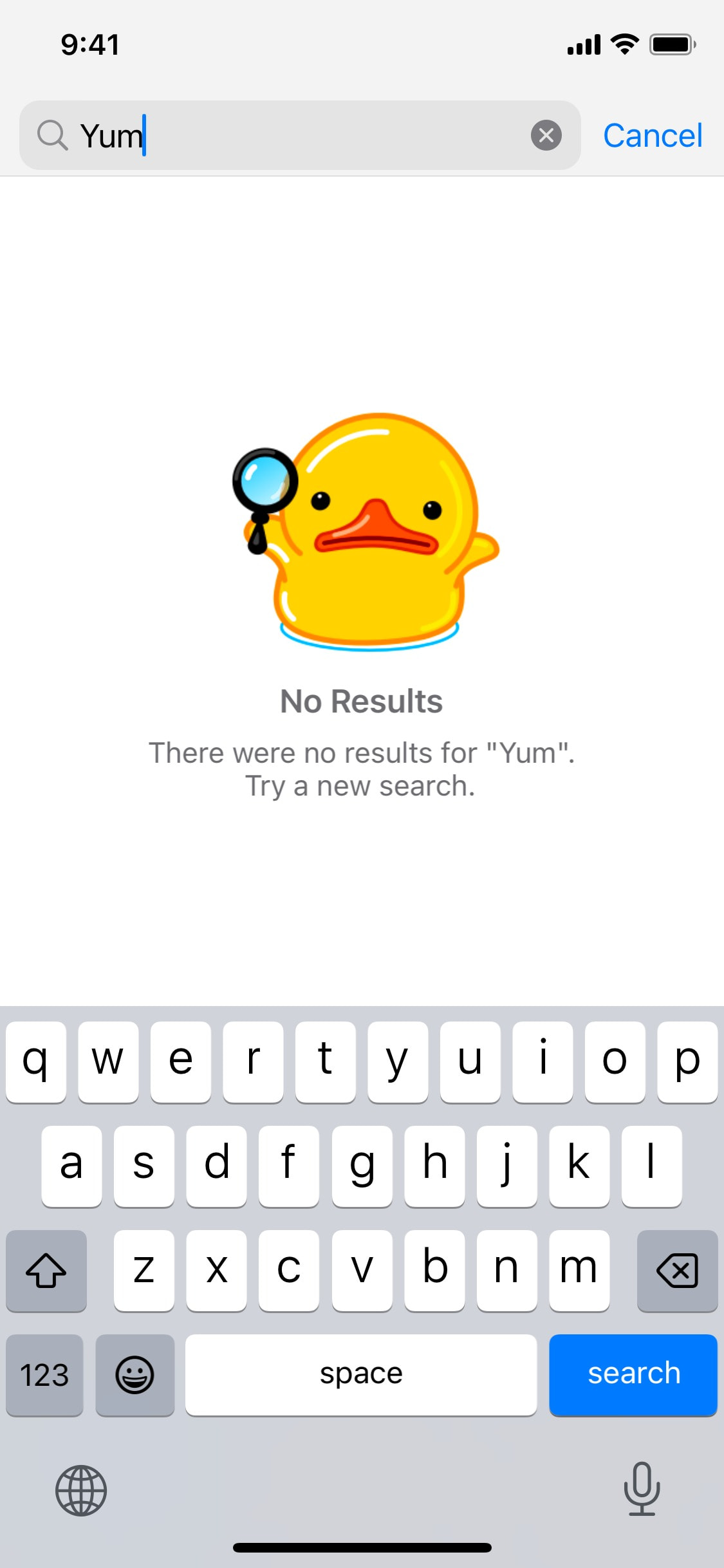 Telegram iOS screen 413