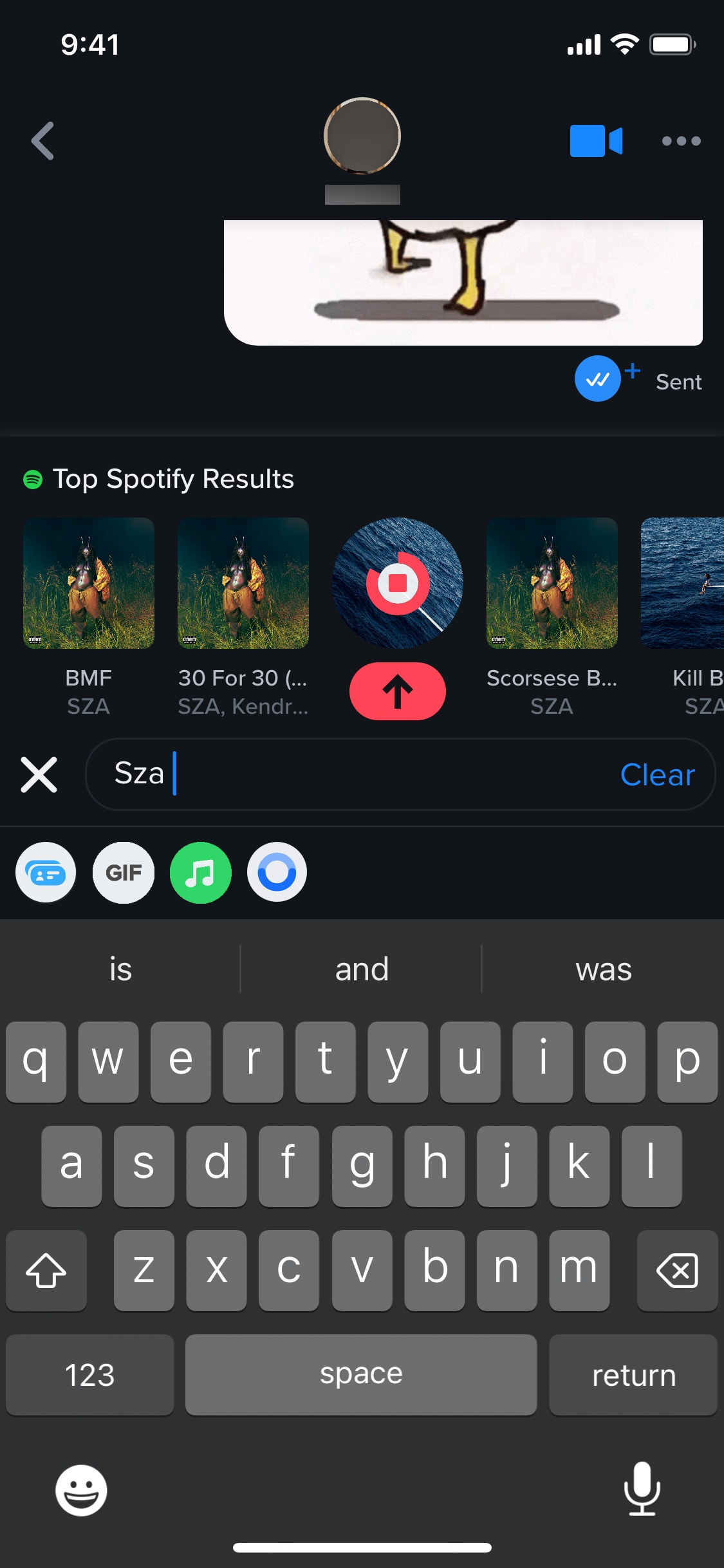 Tinder iOS screen 355