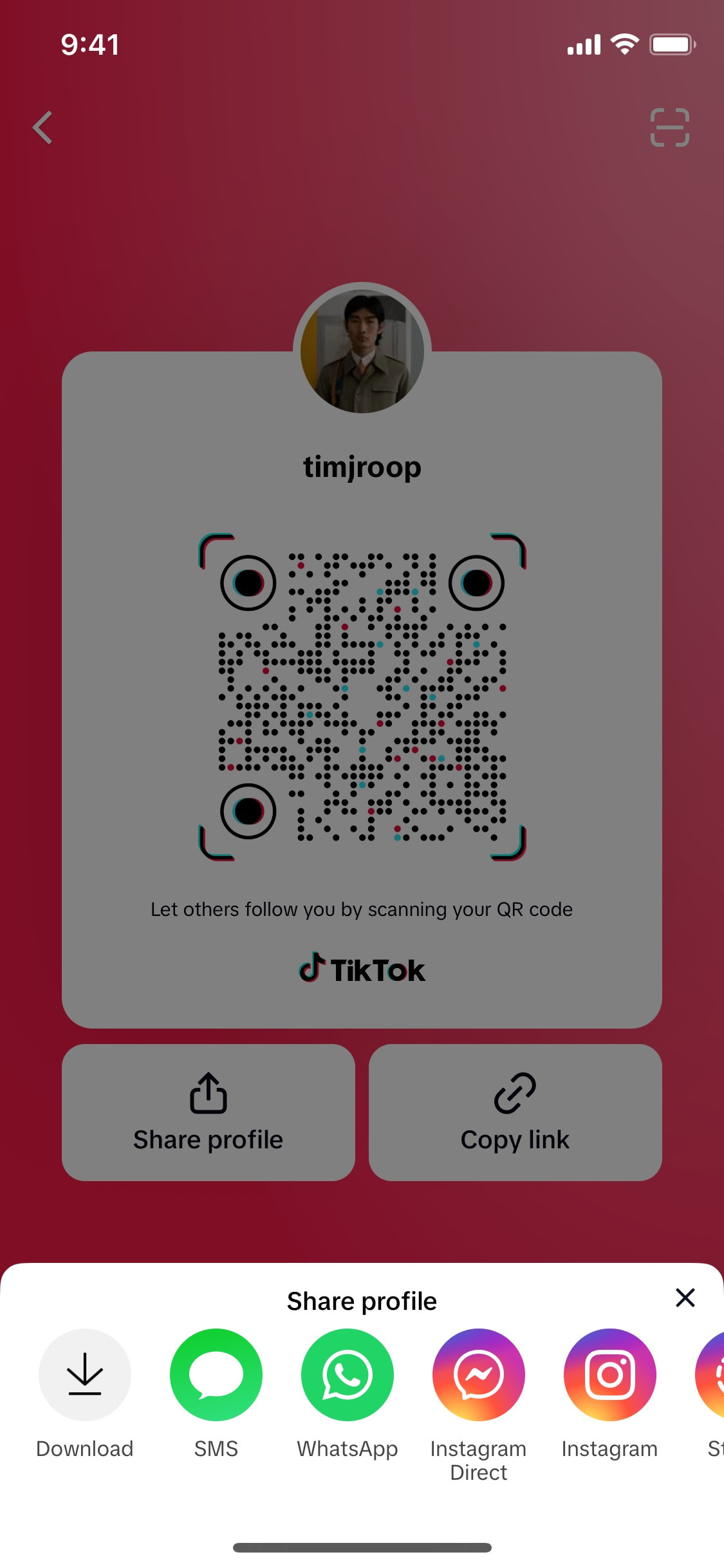 TikTok iOS screen 88