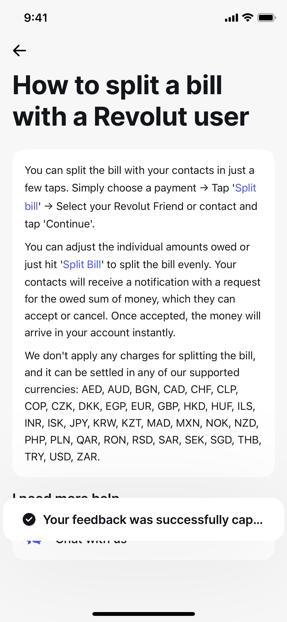 Revolut iOS screen 41
