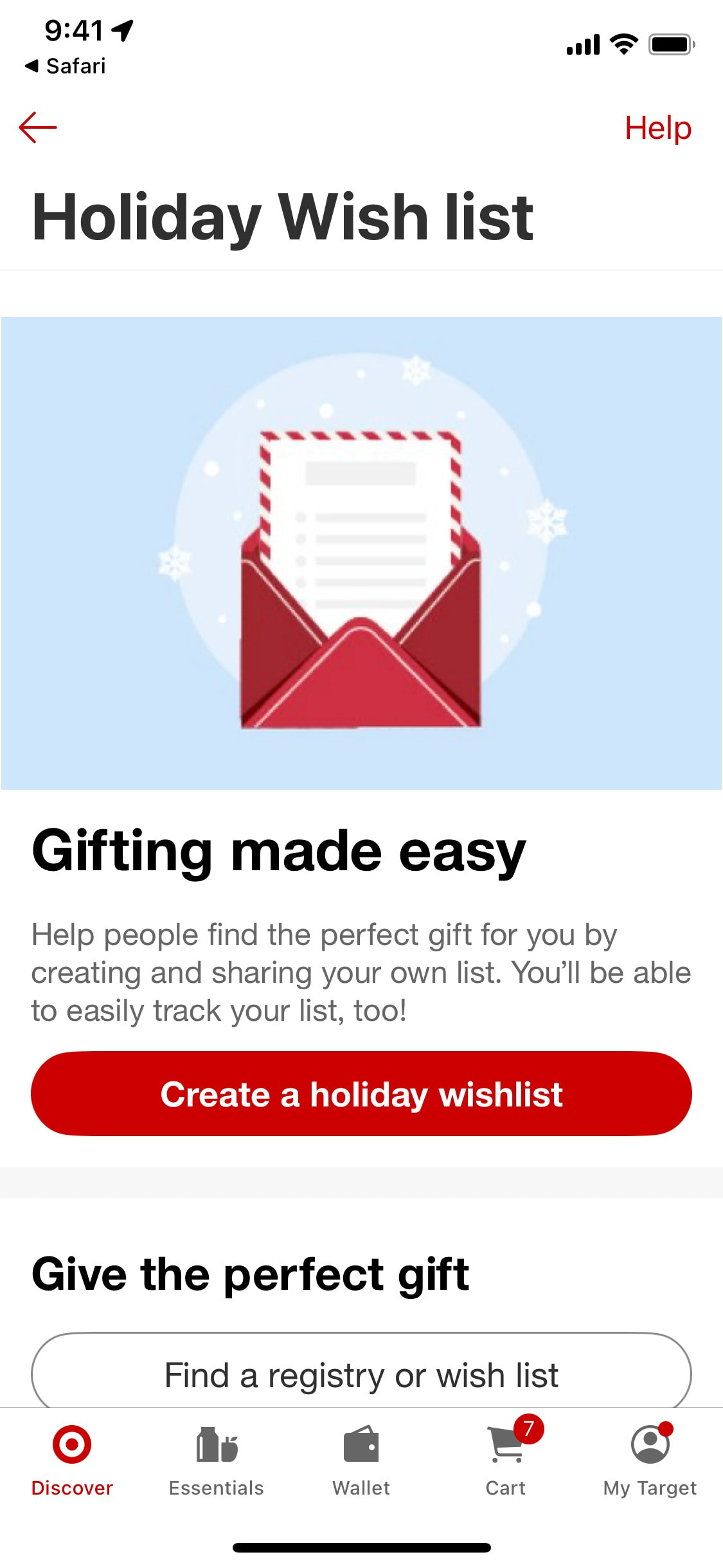 Target iOS screen 115