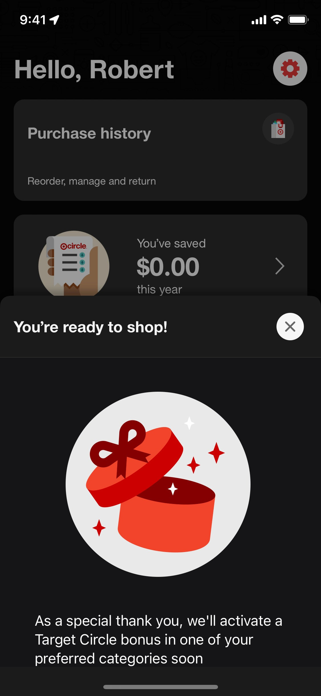 Target iOS screen 344