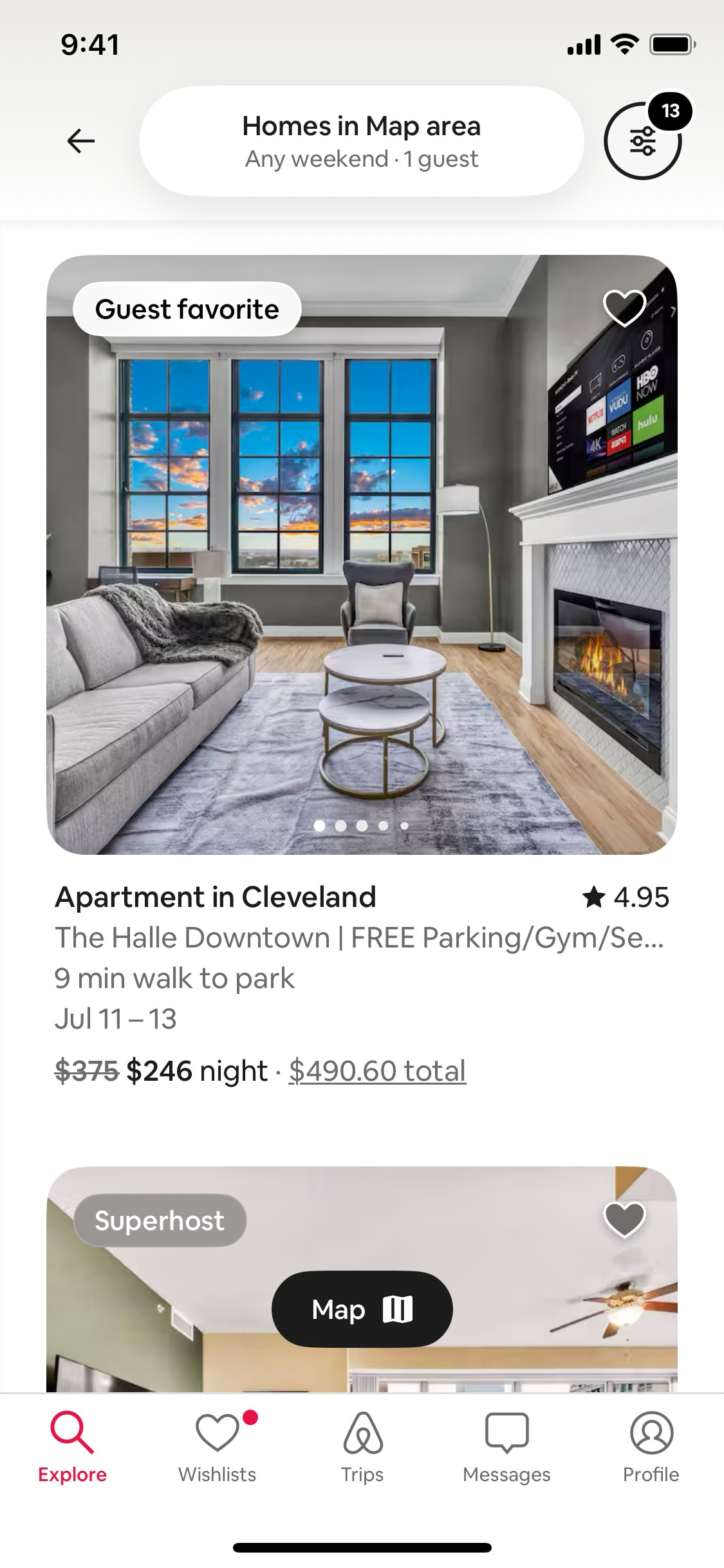 Airbnb iOS screen 609