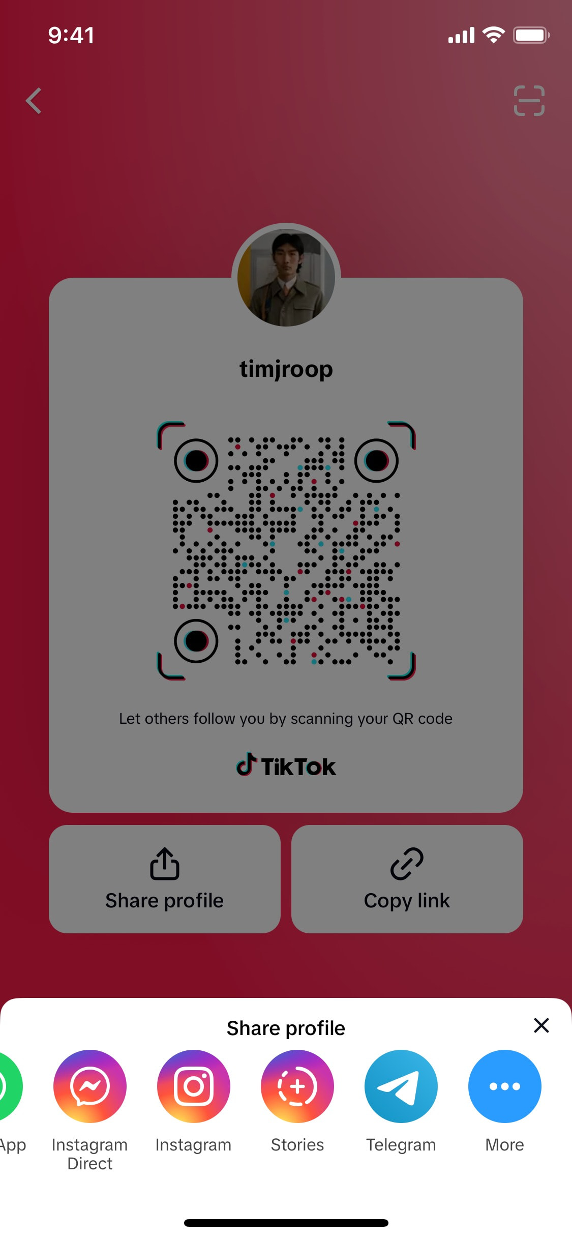 TikTok iOS screen 319