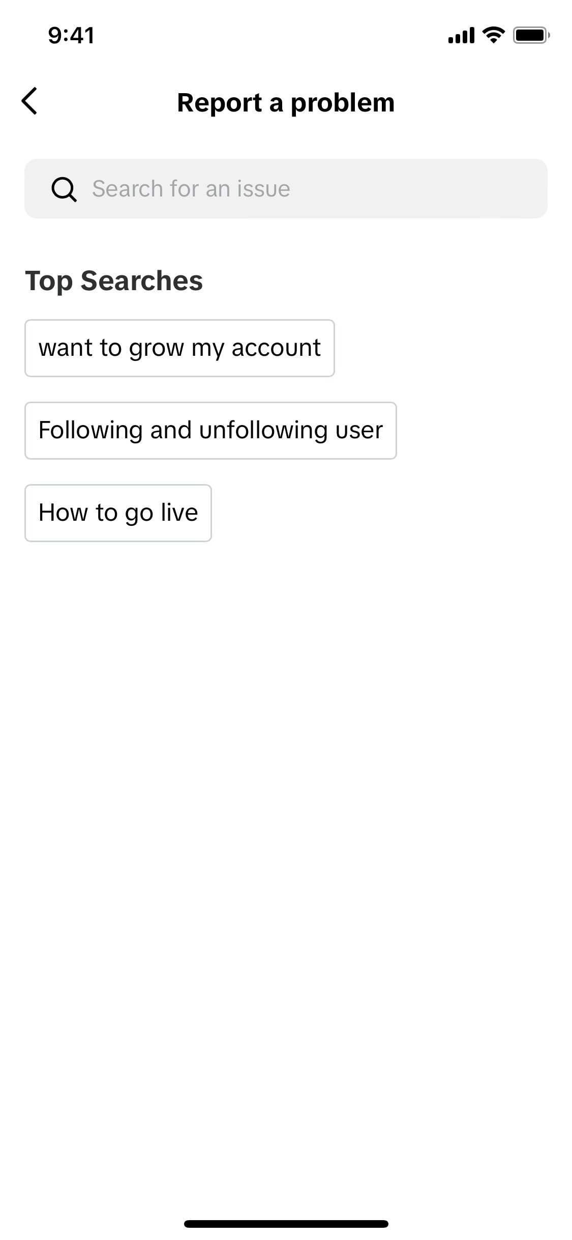 TikTok iOS screen 587