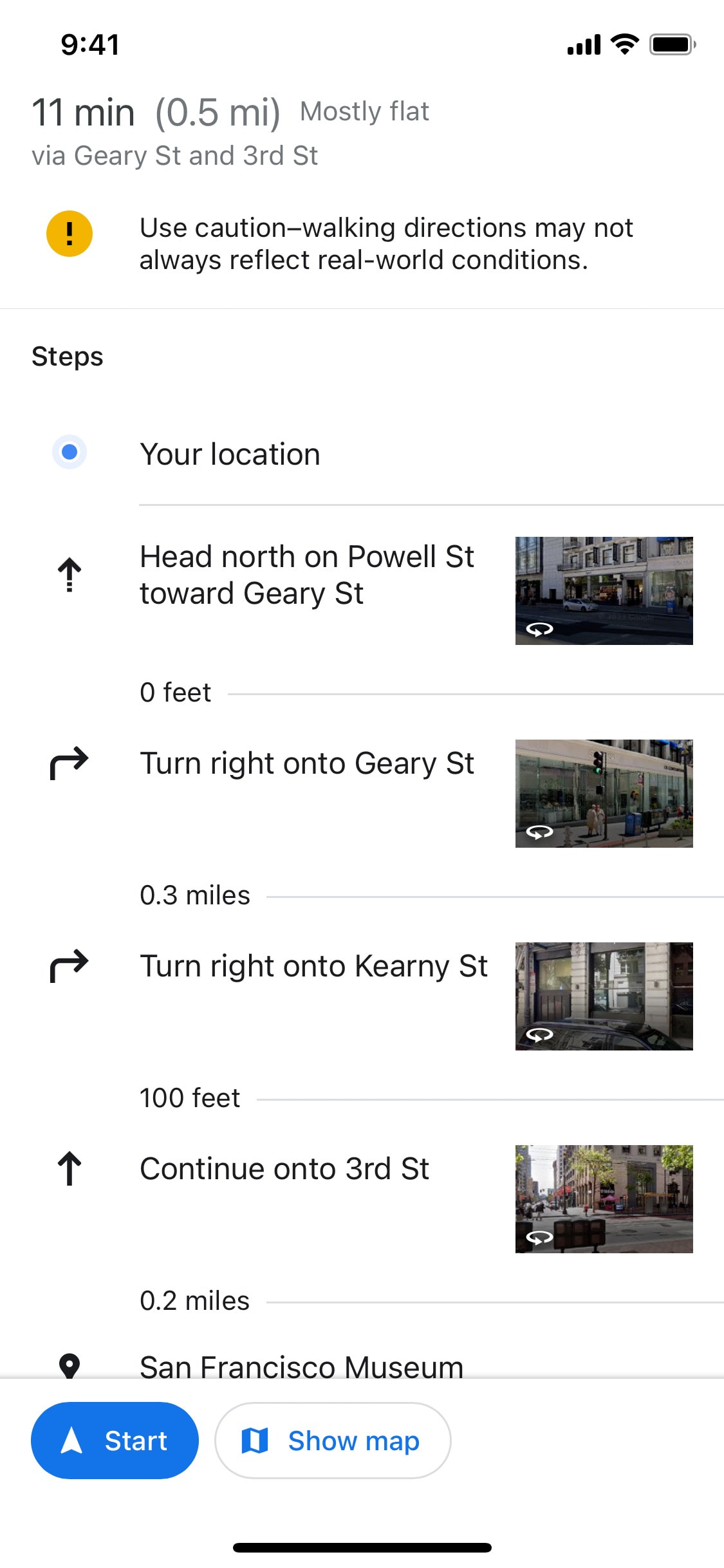 Google Maps iOS screen 681