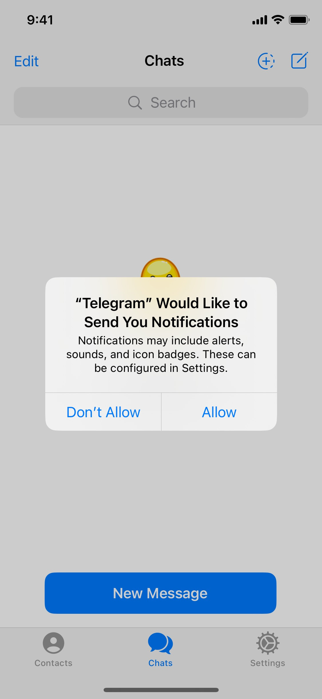 Telegram iOS screen 649