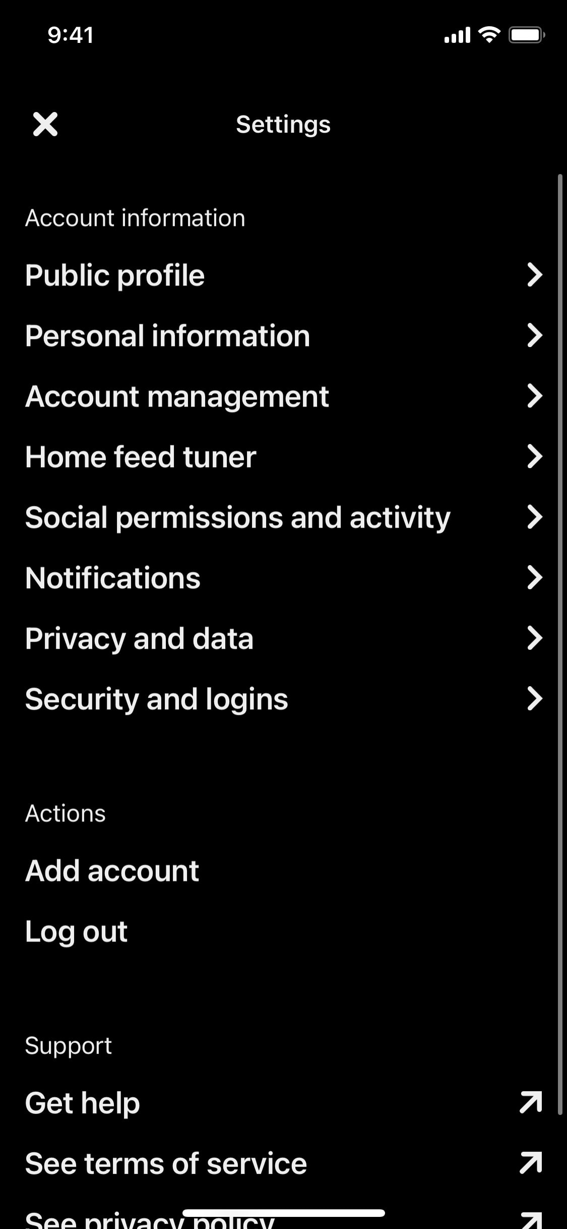 Pinterest iOS screen 381
