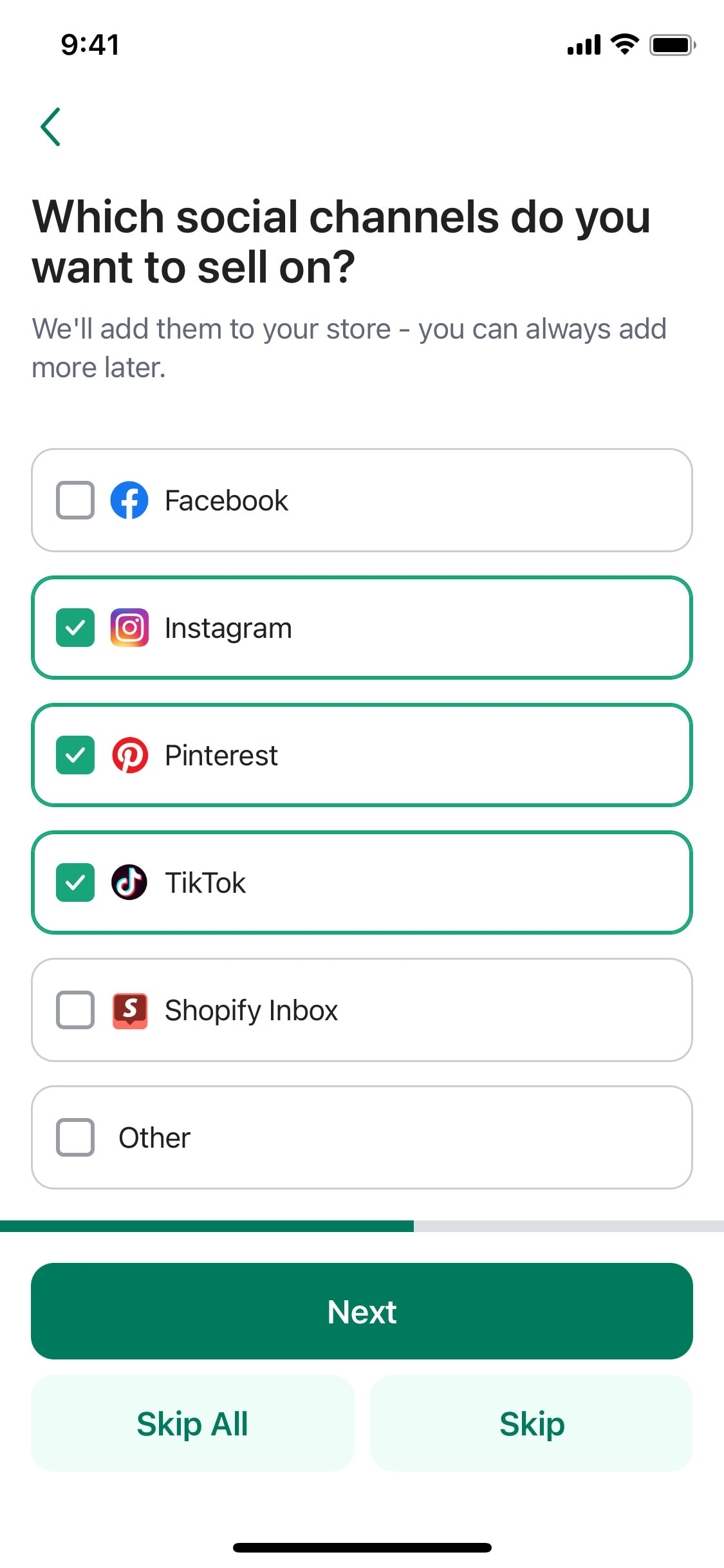 Shopify iOS screen 64