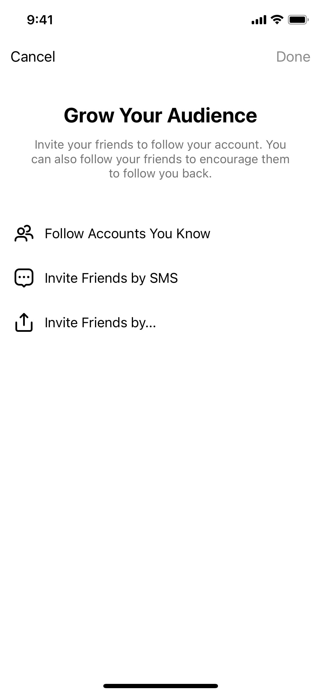 Instagram iOS screen 73