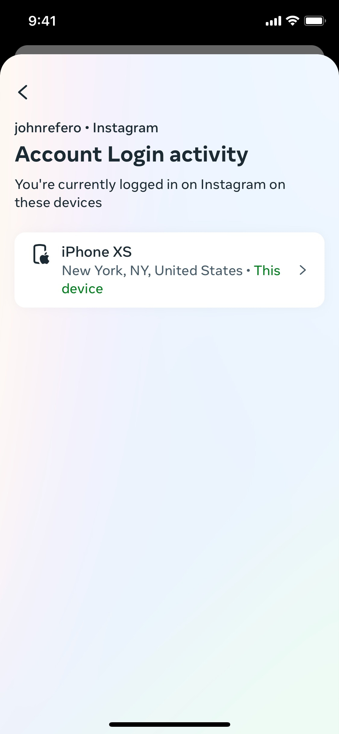 Instagram iOS screen 339