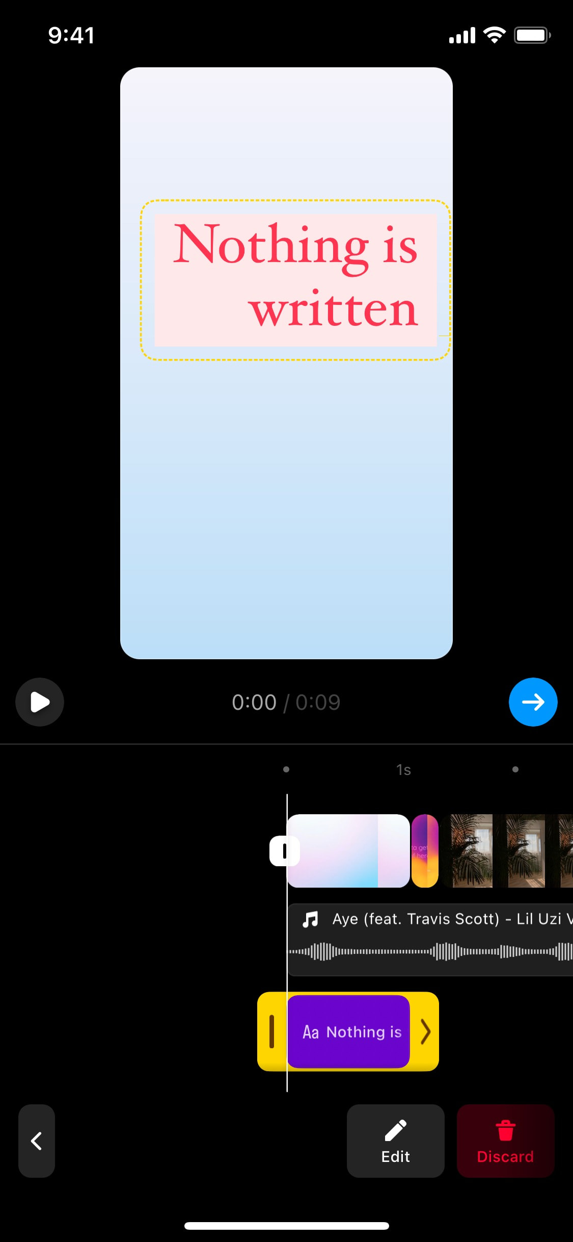 Instagram iOS screen 485
