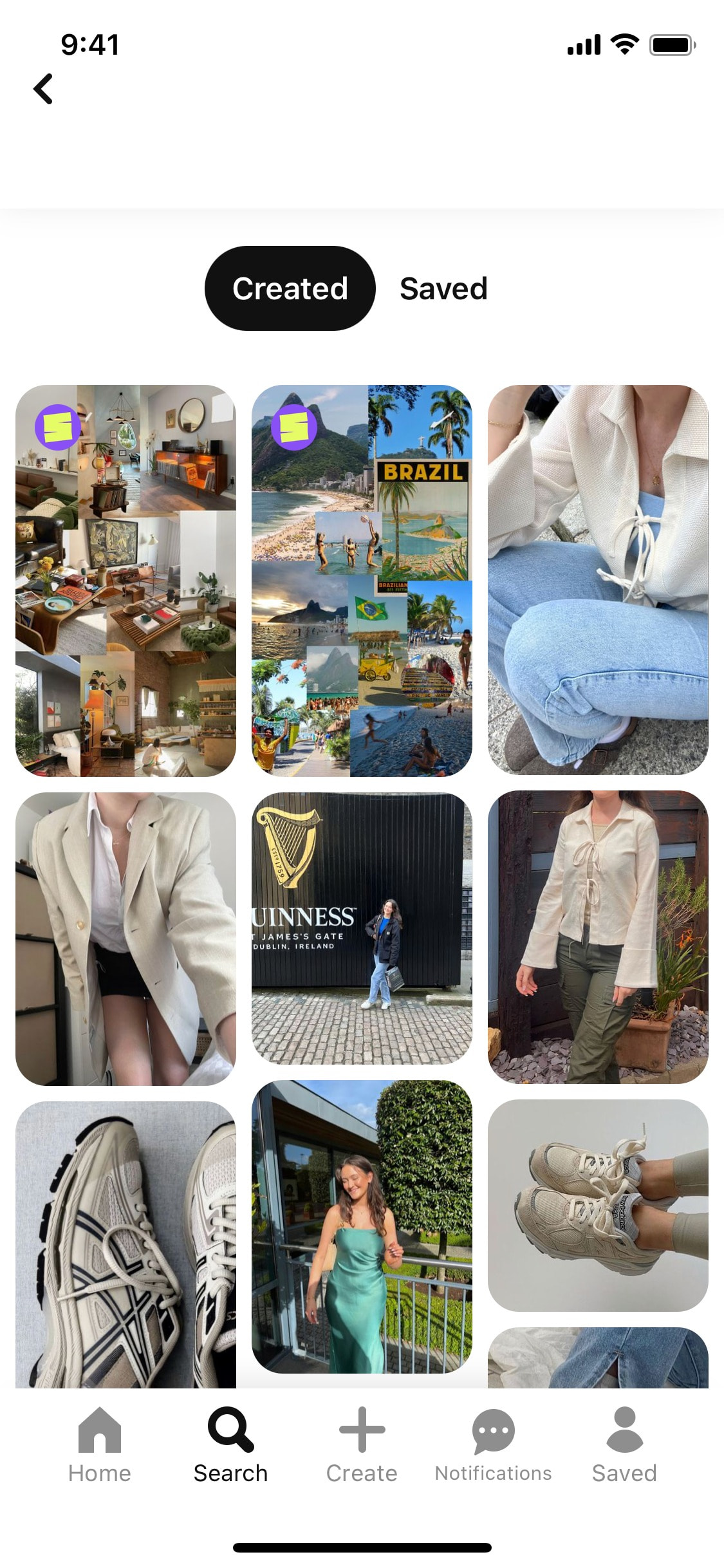 Pinterest iOS screen 103