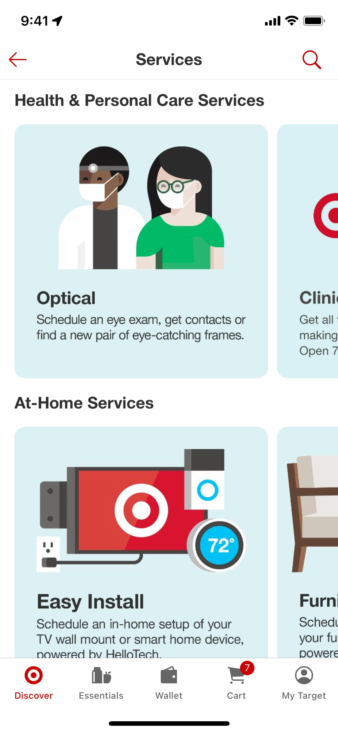 Target iOS screen 409