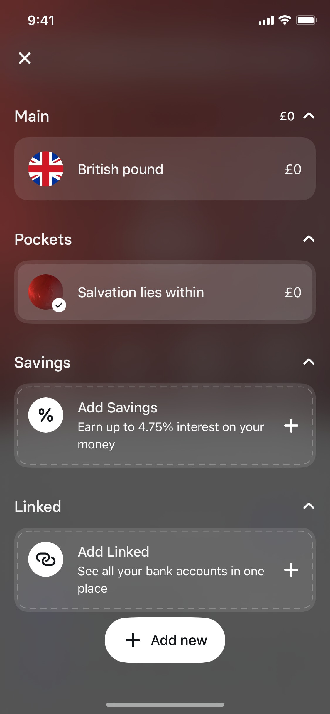 Revolut iOS screen 13