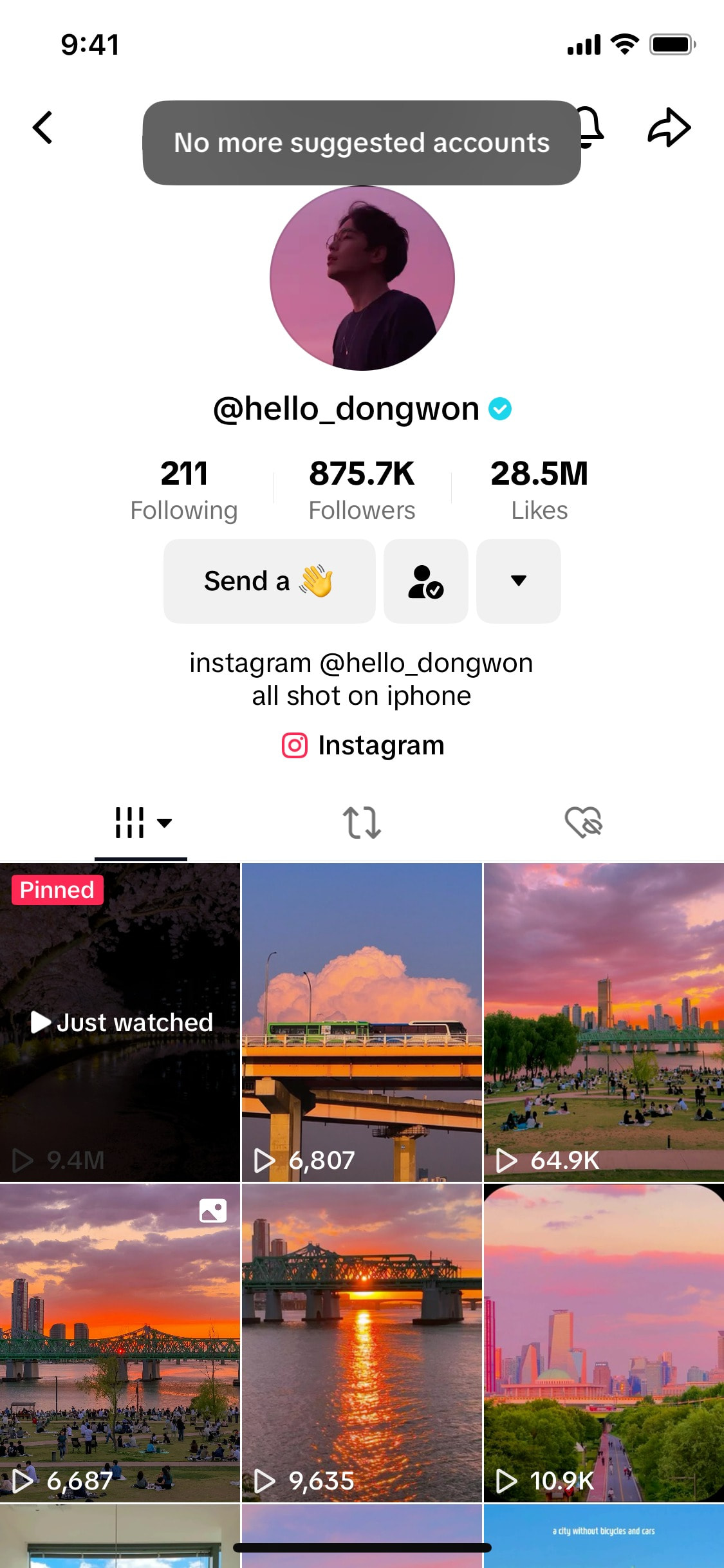 TikTok iOS screen 589