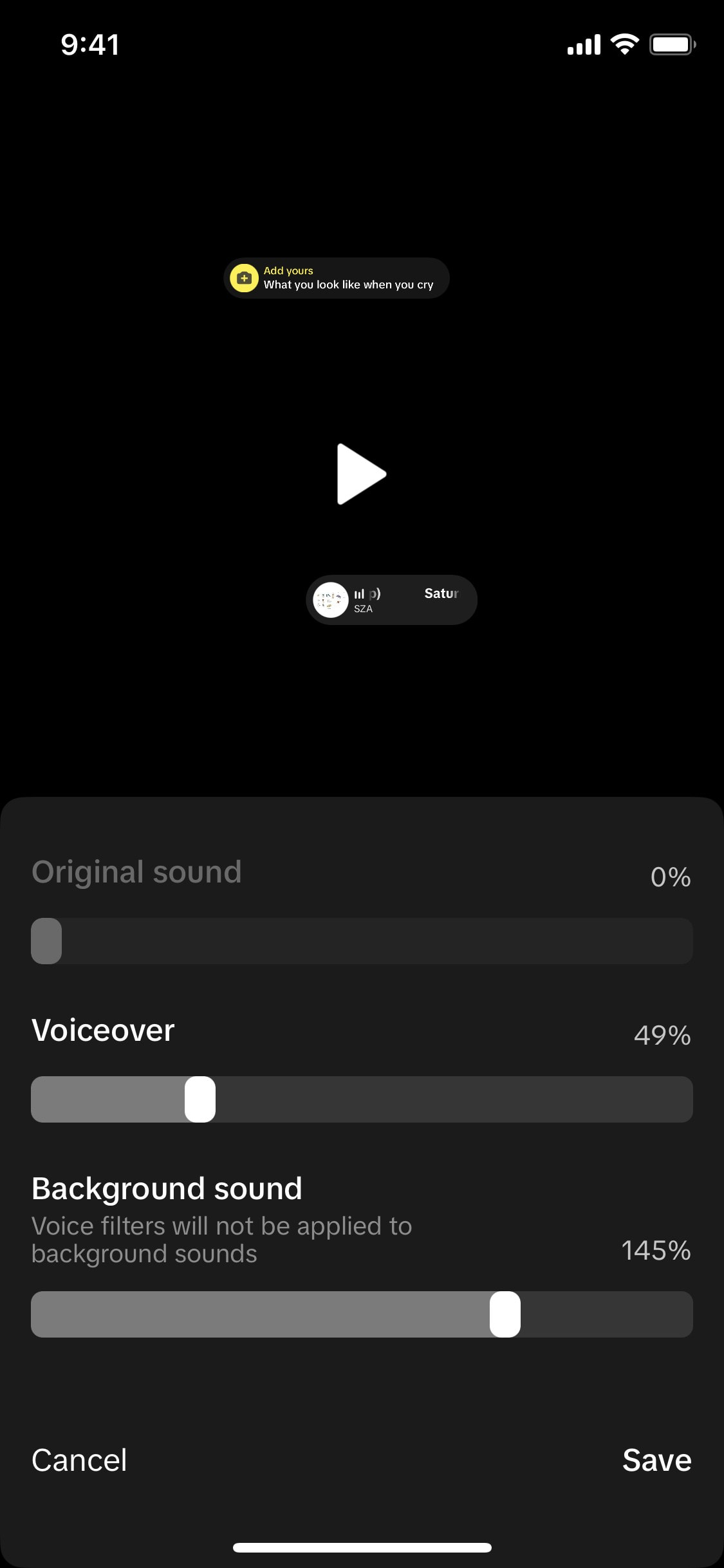 TikTok iOS screen 271