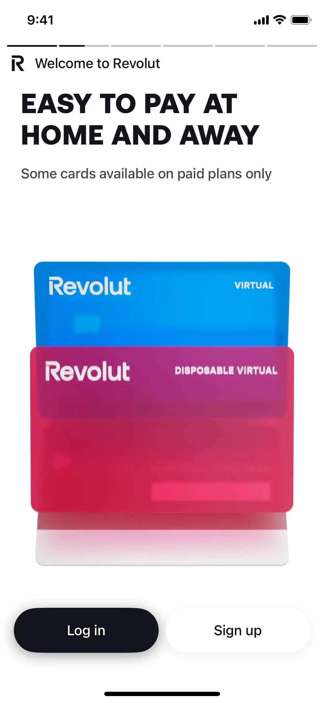 Revolut iOS screen 3