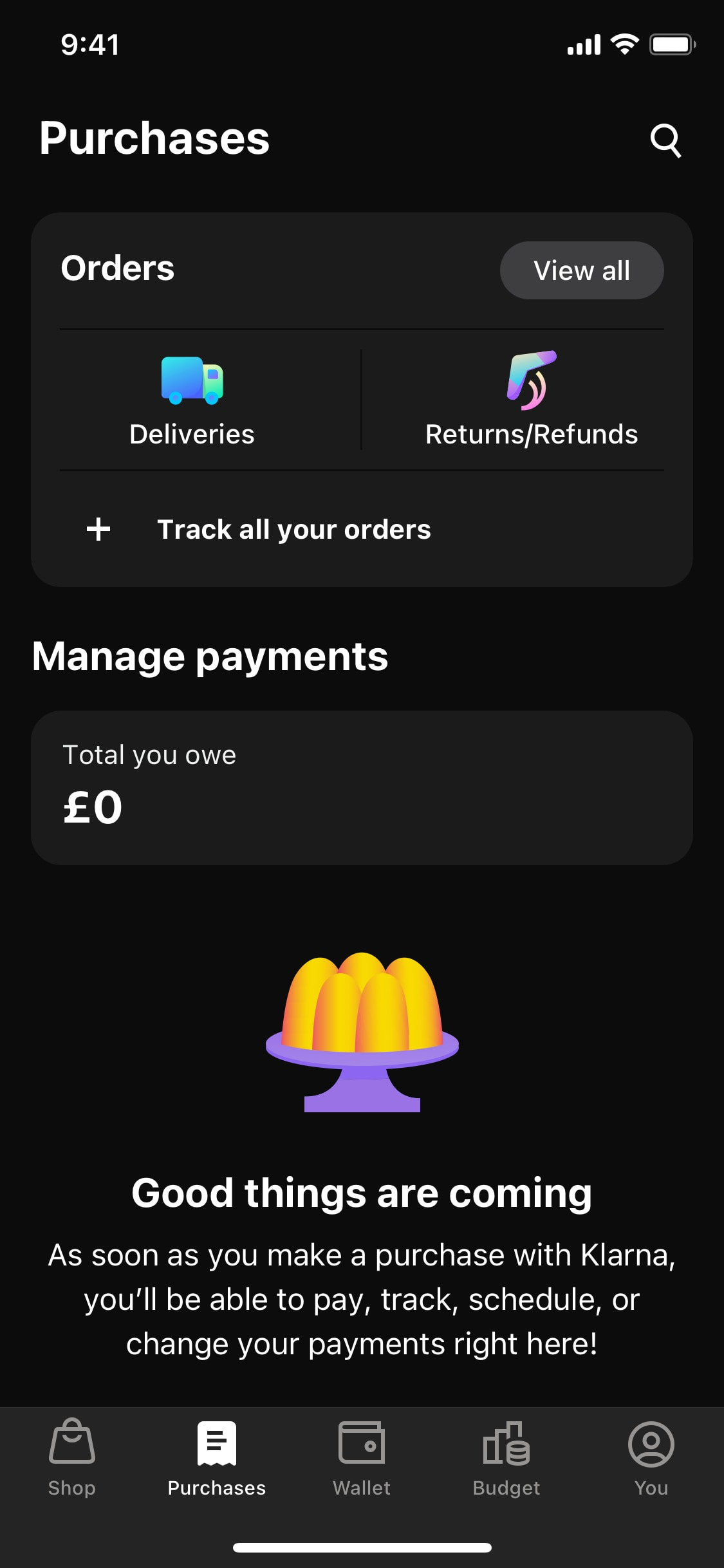 Klarna iOS screen 56