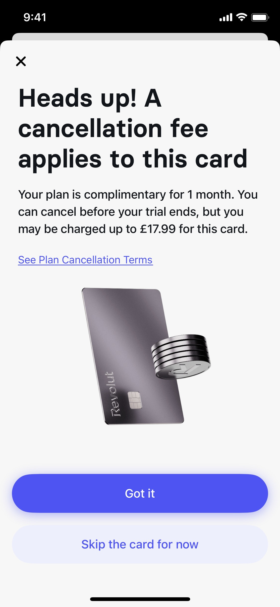 Revolut iOS screen 12