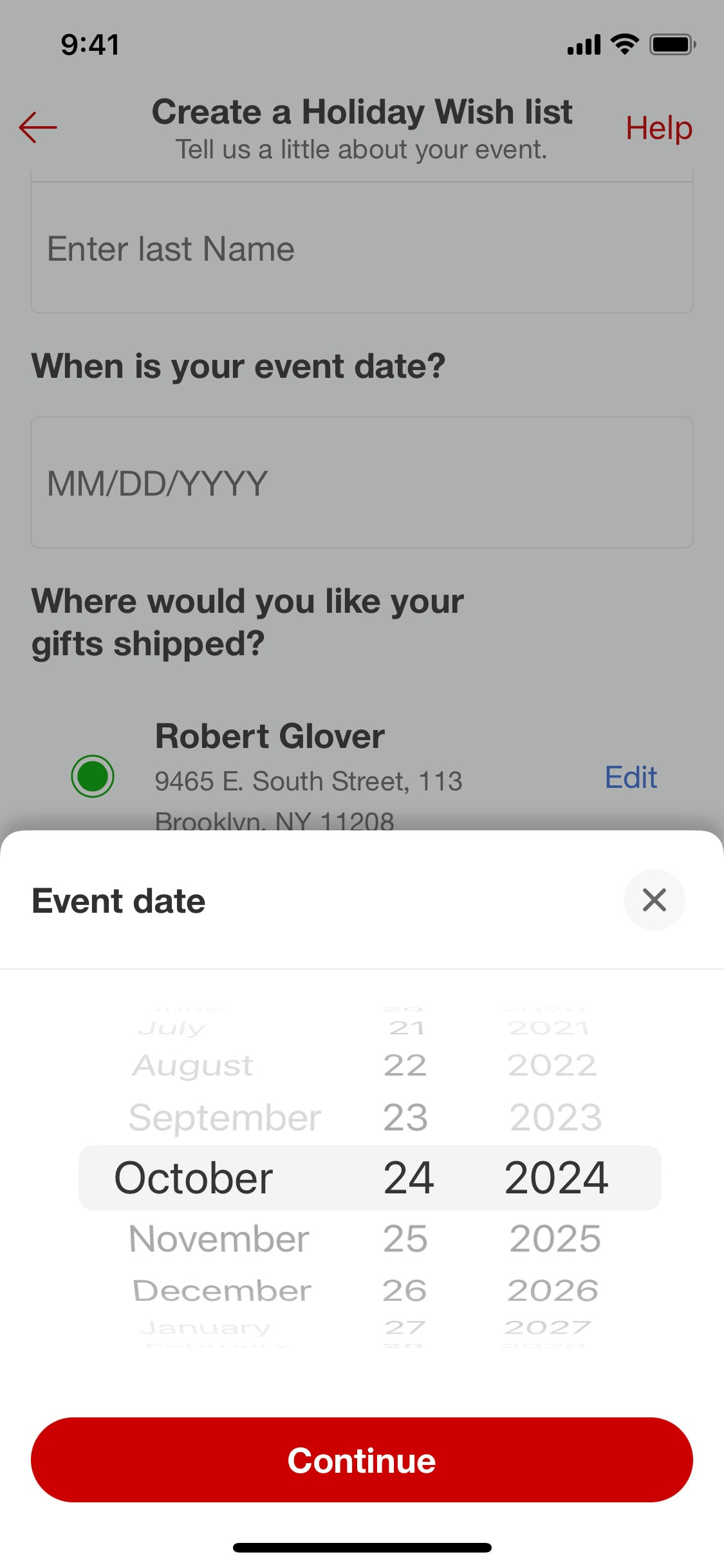 Target iOS screen 679
