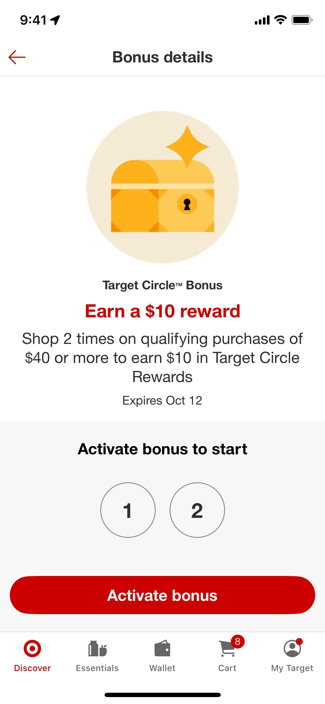 Target iOS screen 273