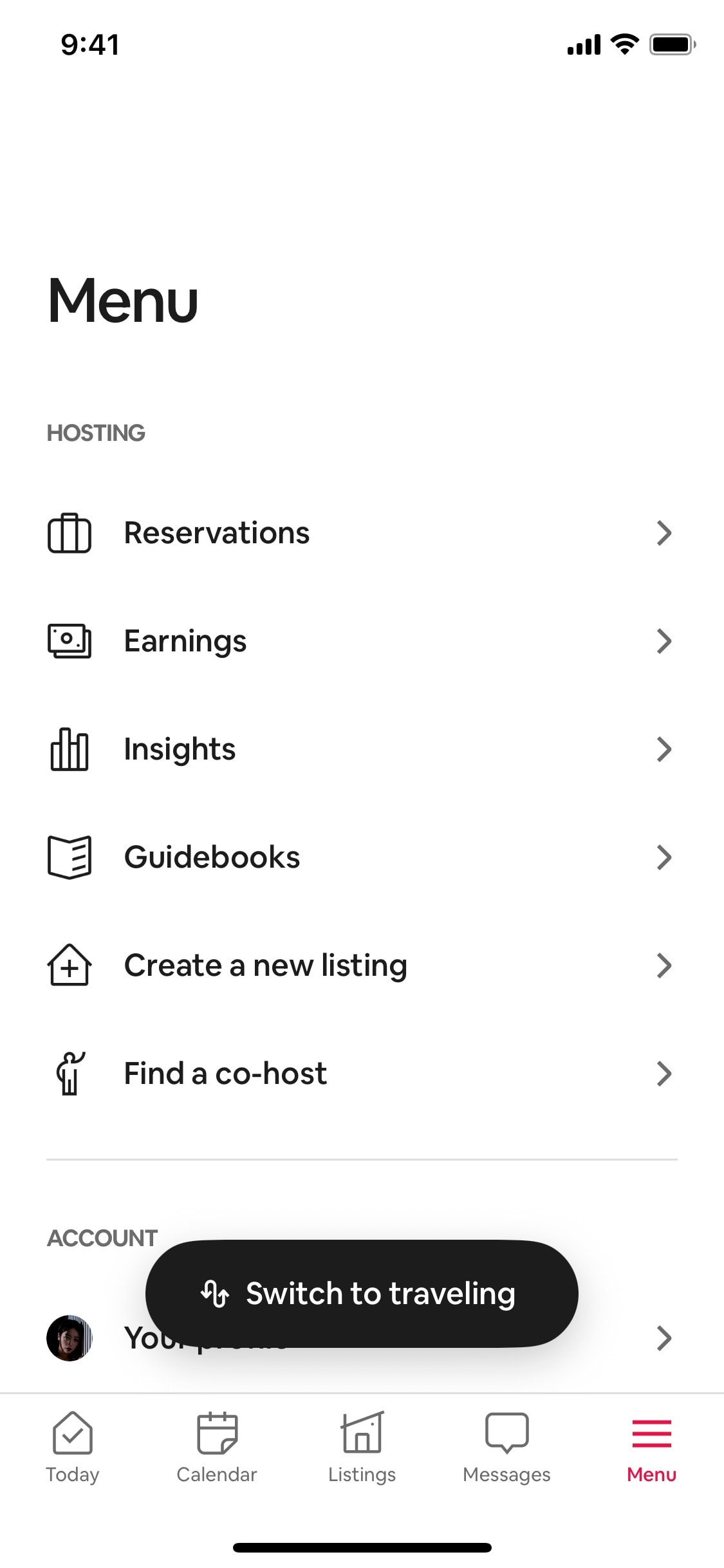 Airbnb iOS screen 273