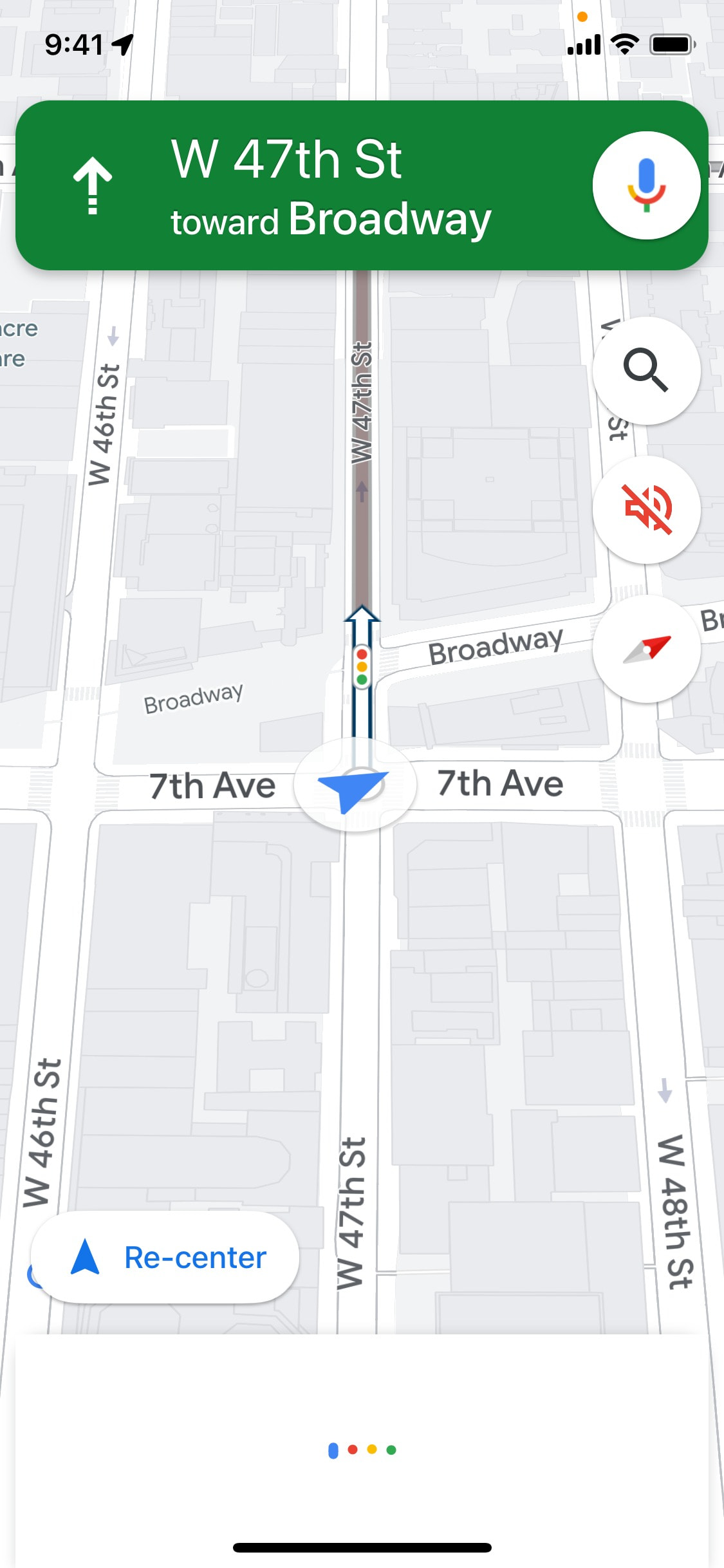 Google Maps iOS screen 612