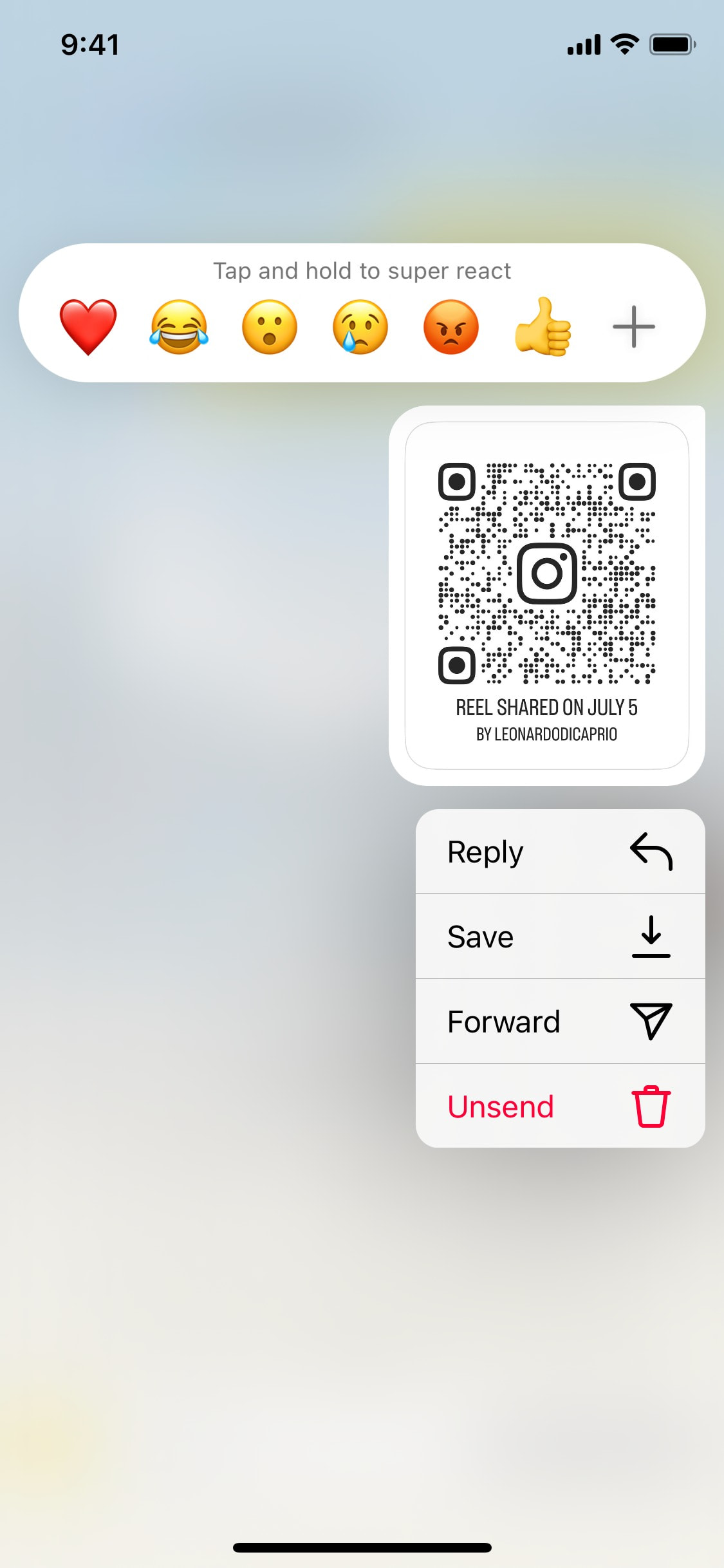 Instagram iOS screen 830