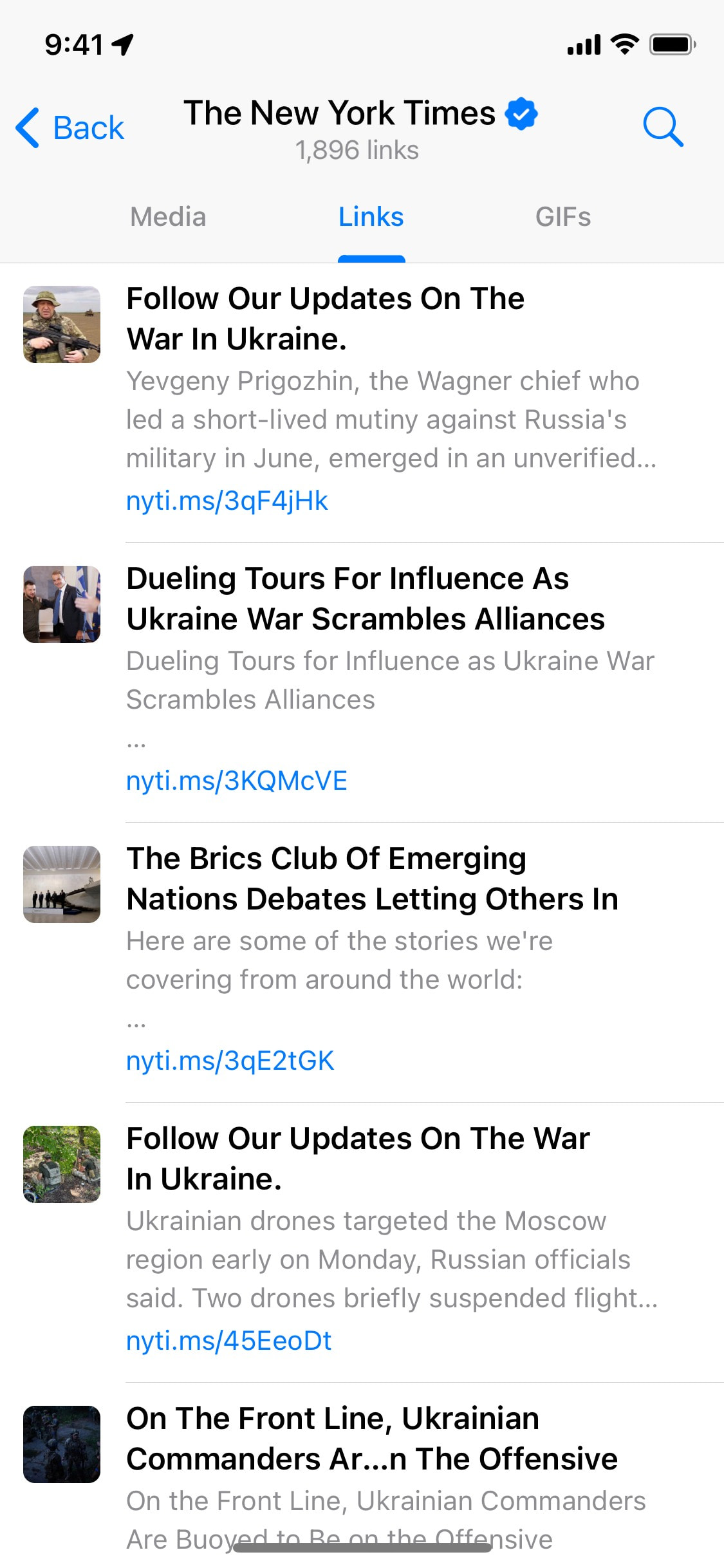 Telegram iOS screen 823