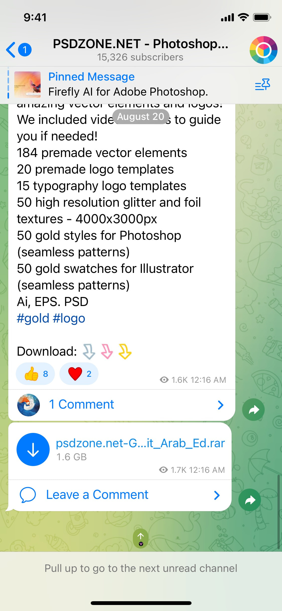 Telegram iOS screen 132