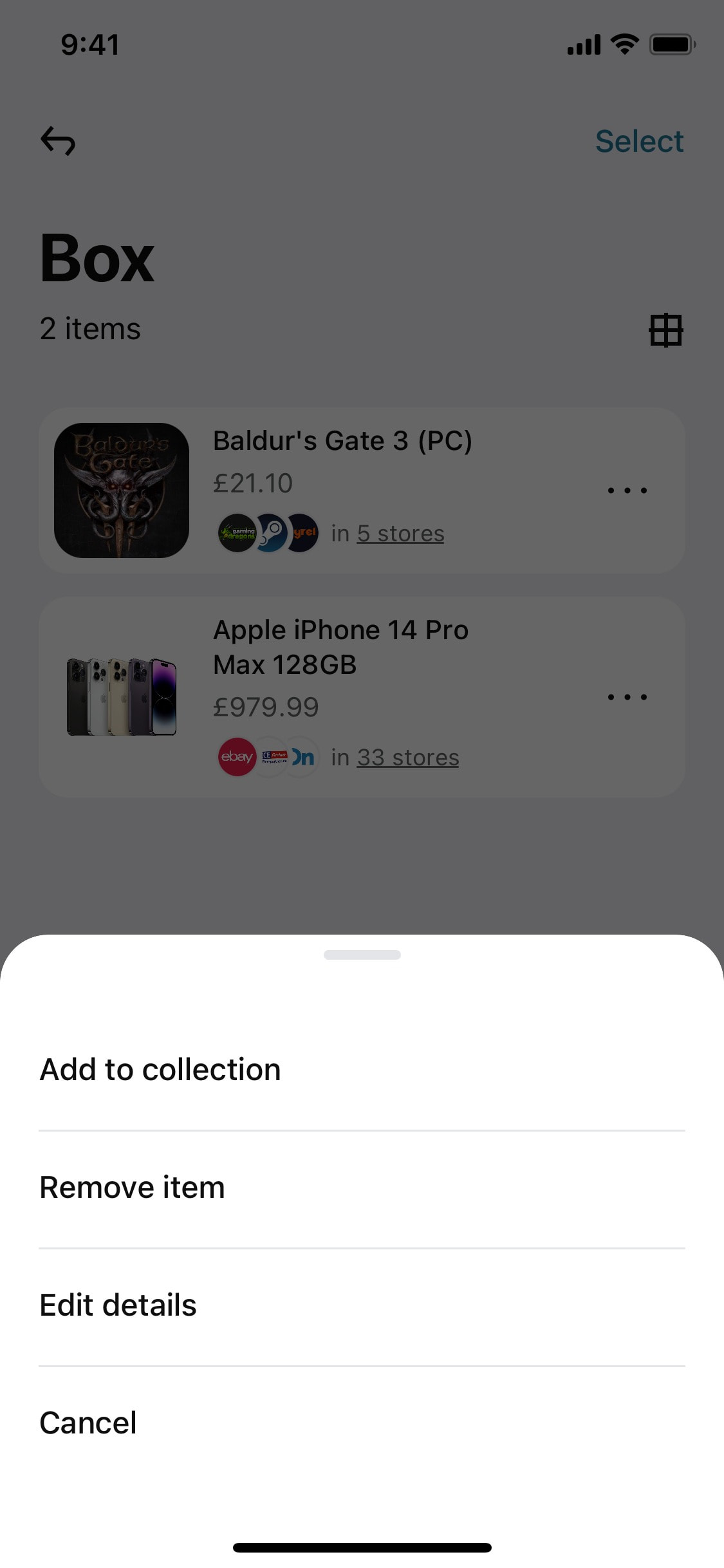 Klarna iOS screen 349