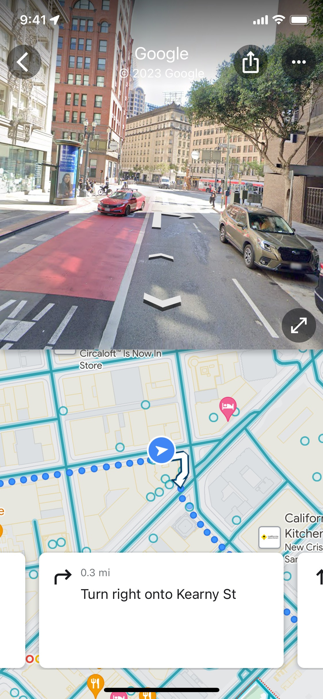 Google Maps iOS screen 99